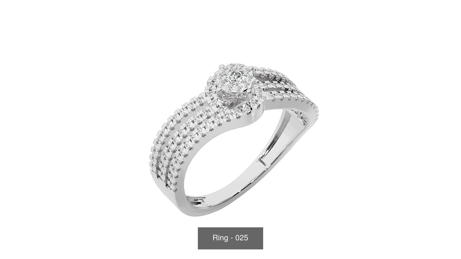 40 Solitaire Rings Pack 3D Model Collection_20