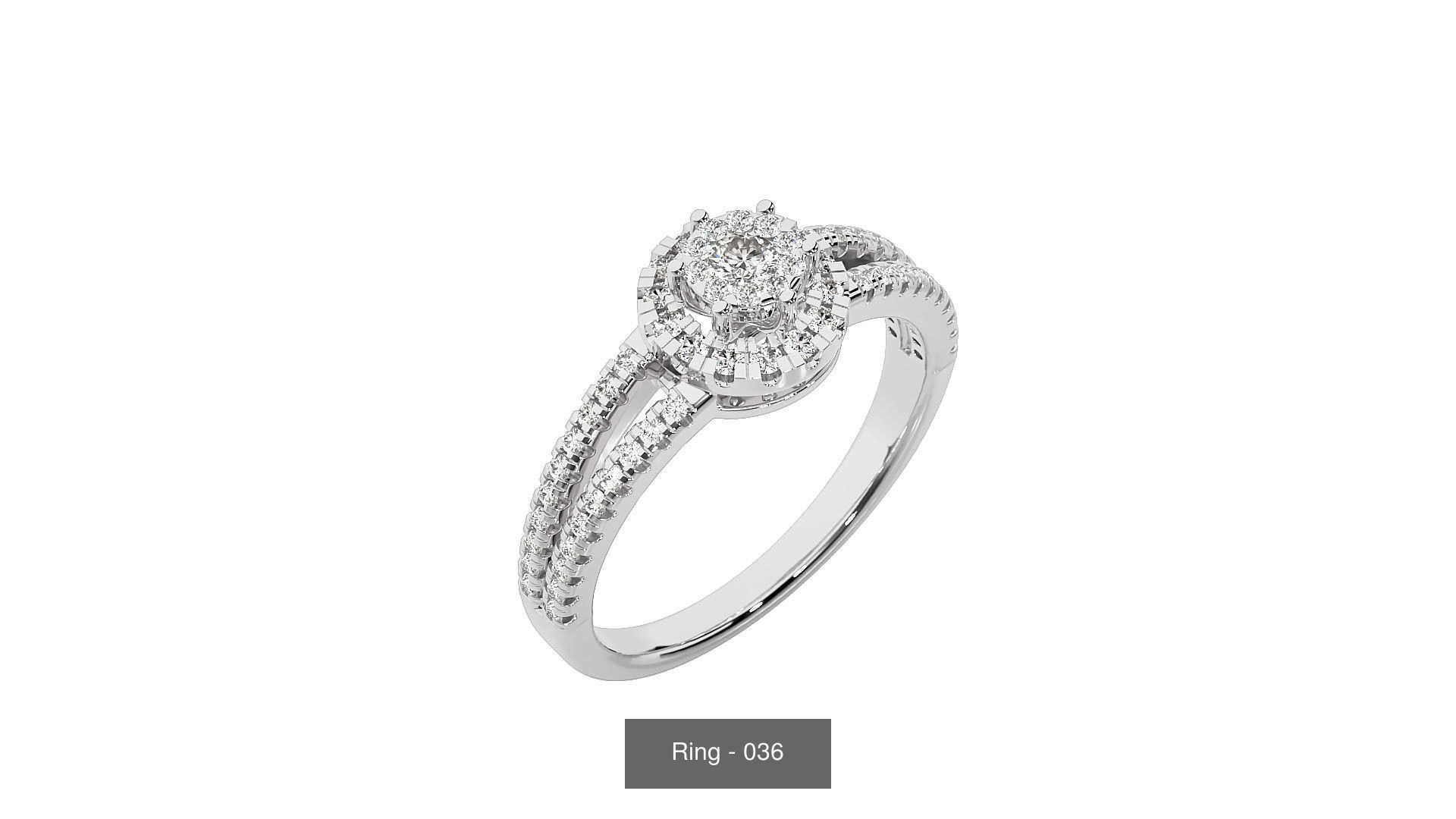 40 Solitaire Rings Pack 3D Model Collection_11