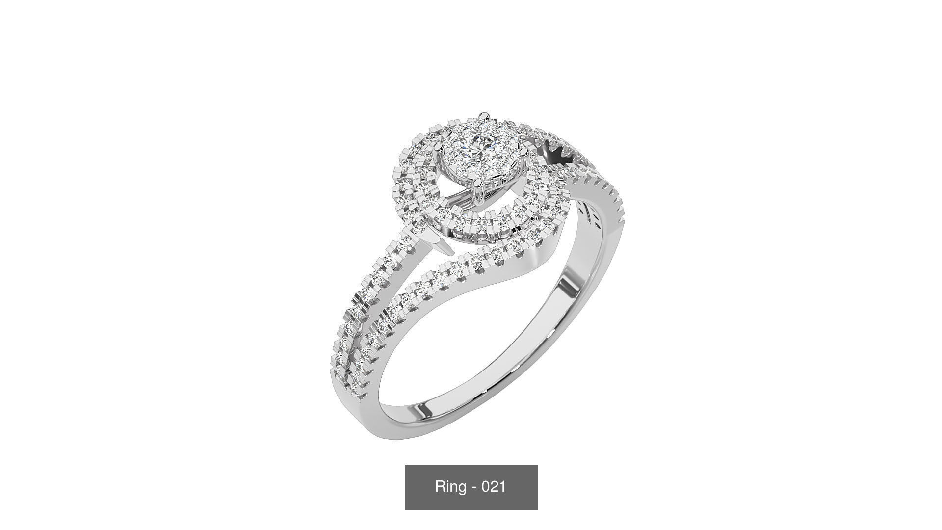 40 Solitaire Rings Pack 3D Model Collection_24