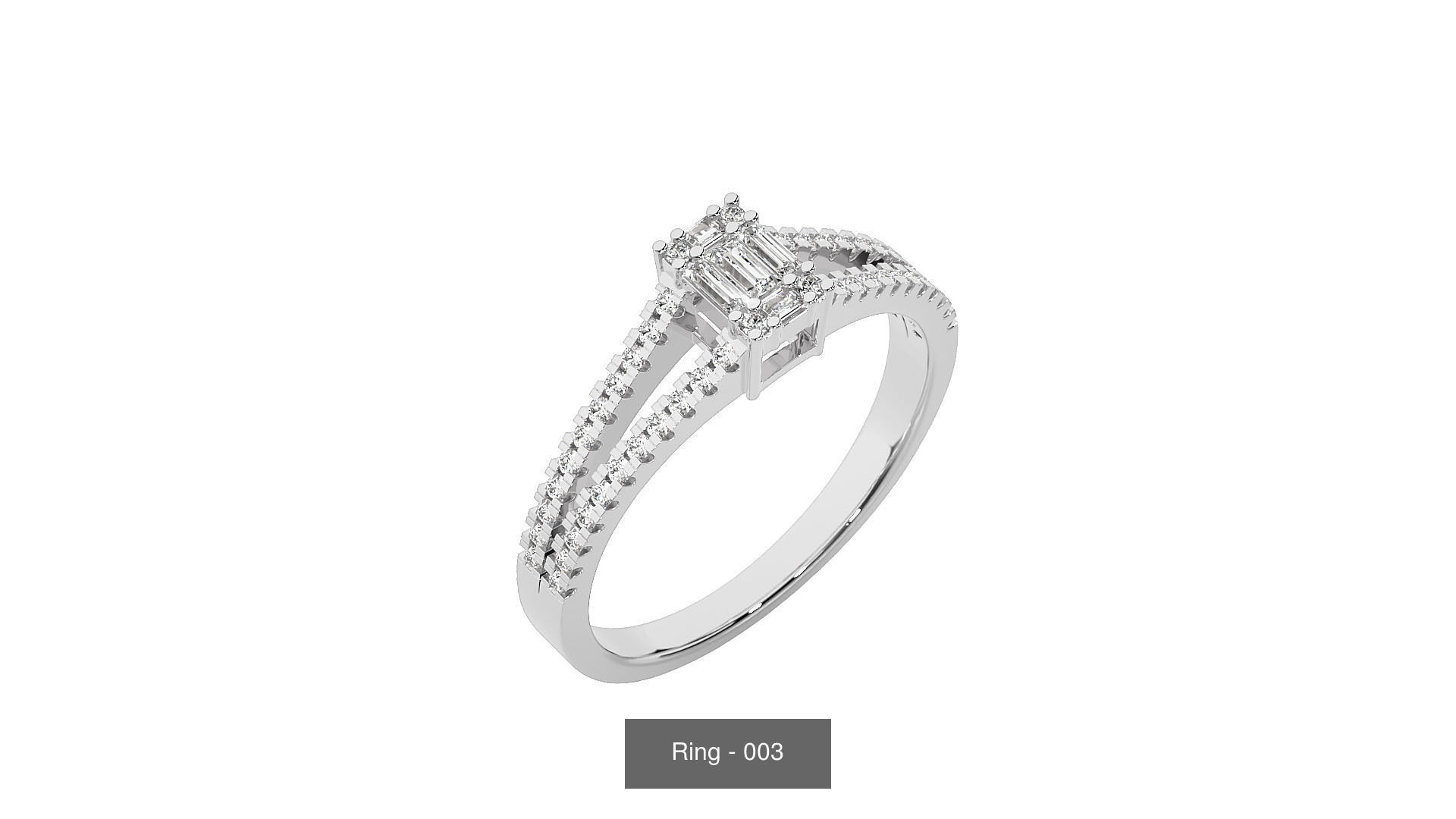 40 Solitaire Rings Pack 3D Model Collection_42