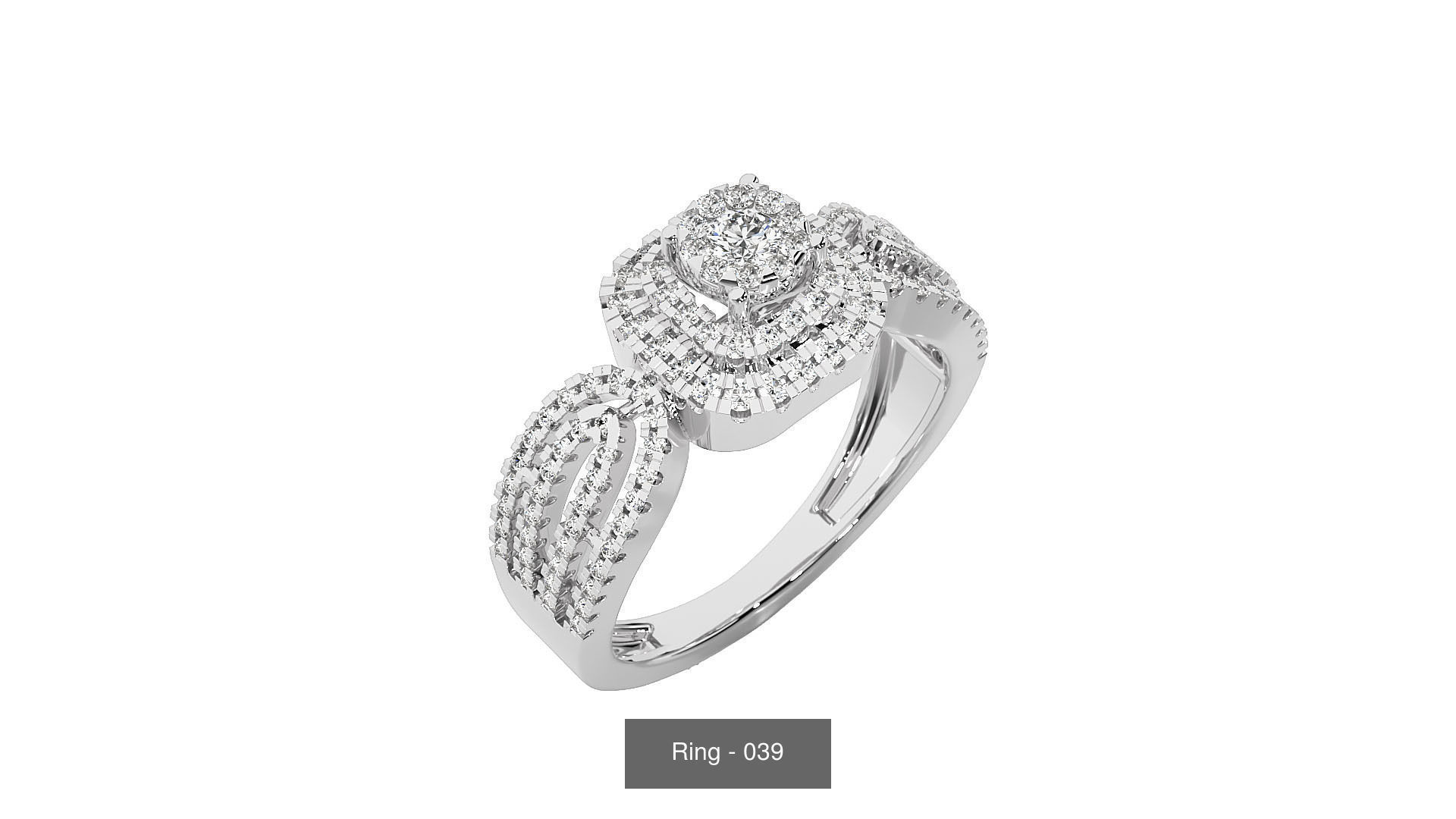 40 Solitaire Rings Pack 3D Model Collection_8
