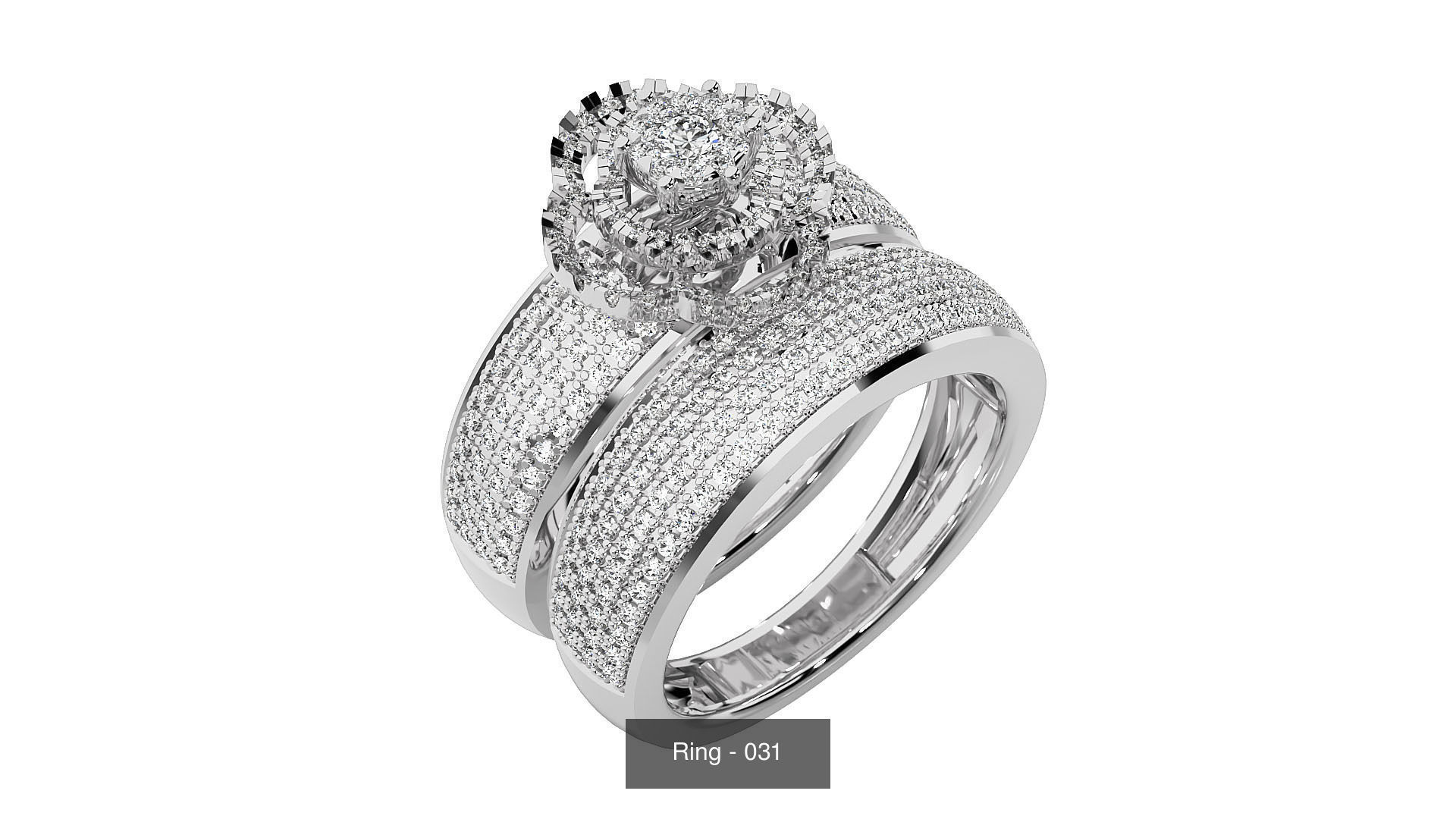 40 Solitaire Rings Pack 3D Model Collection_15