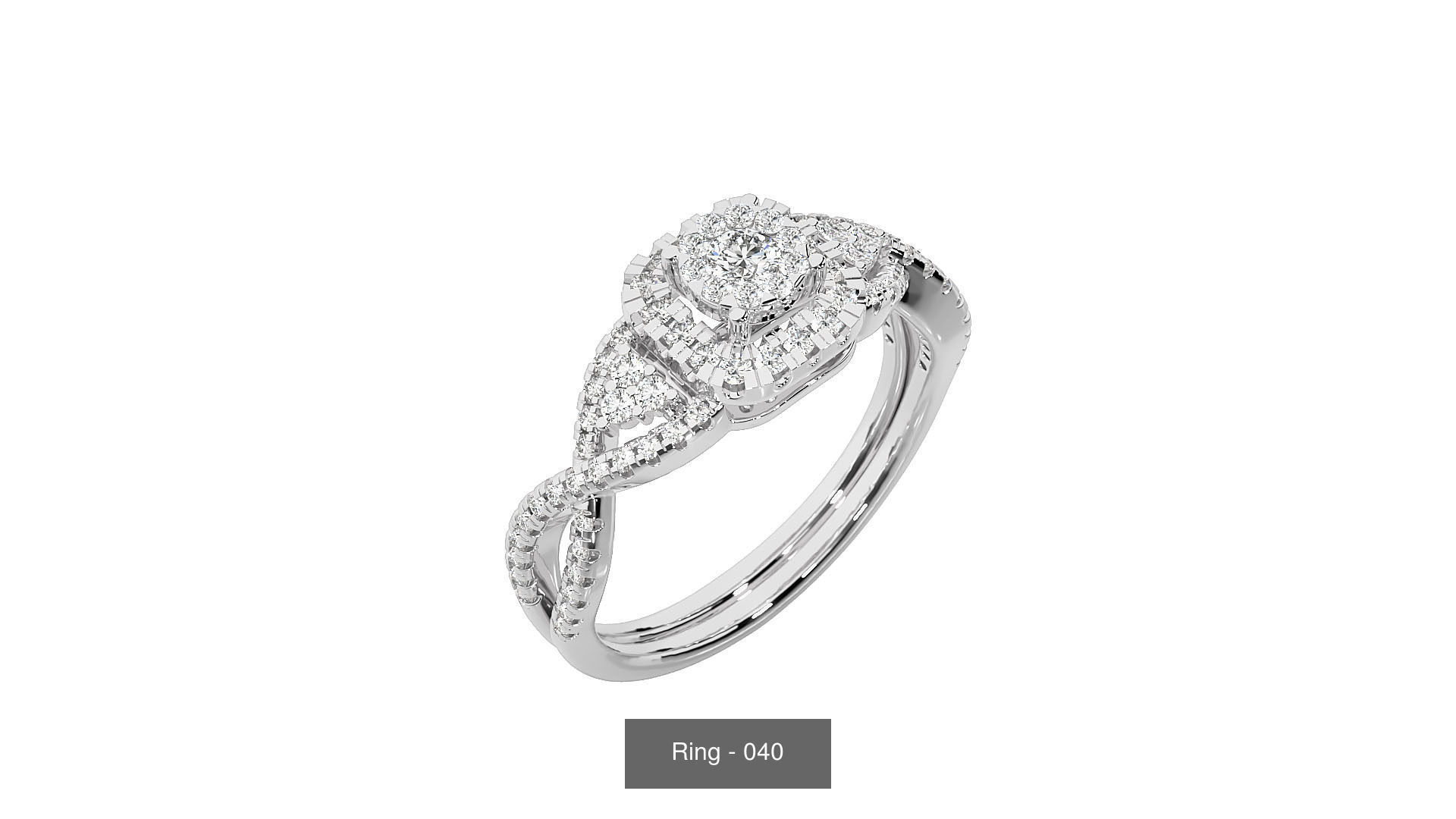 40 Solitaire Rings Pack 3D Model Collection_7