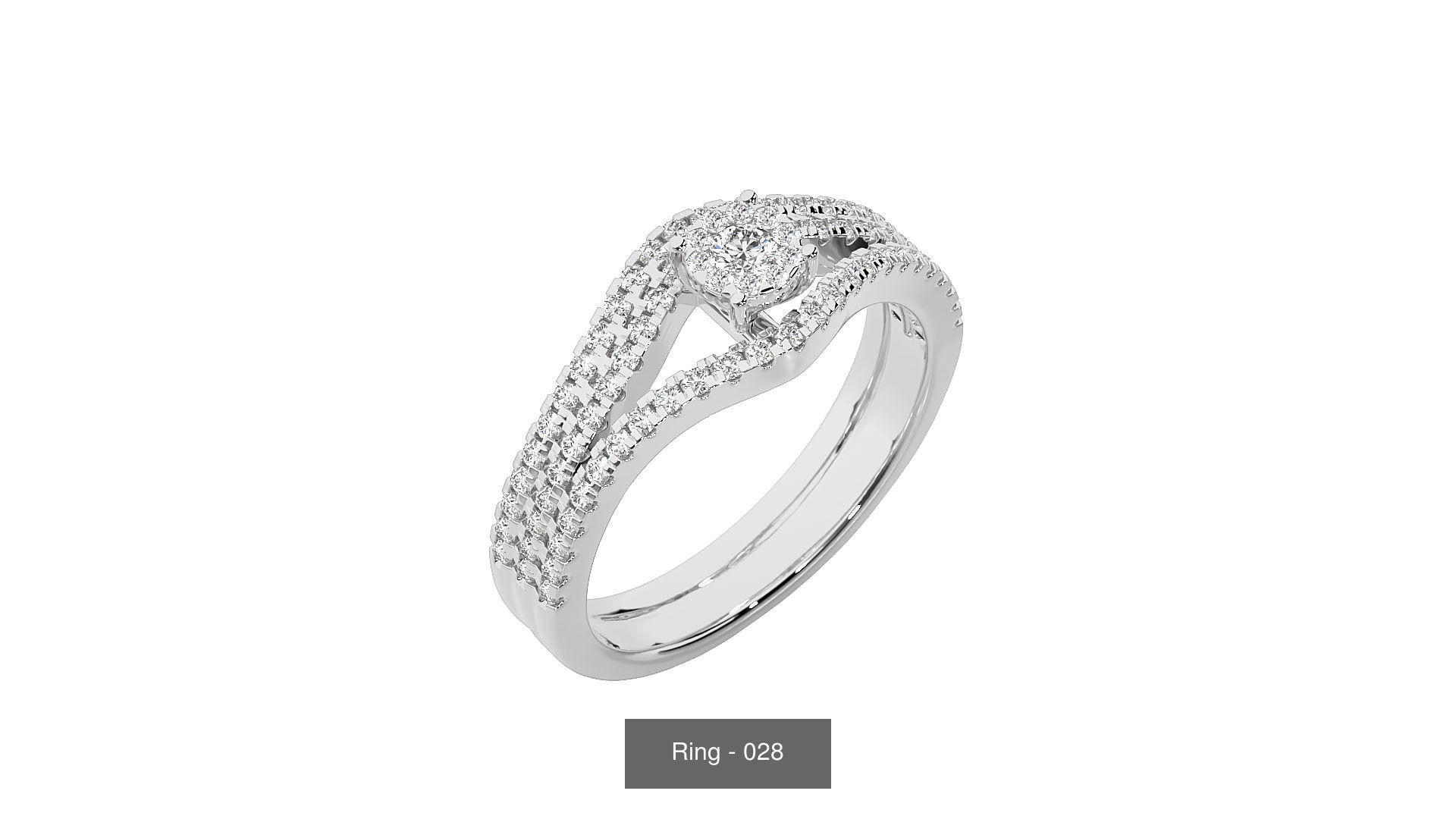 40 Solitaire Rings Pack 3D Model Collection_17