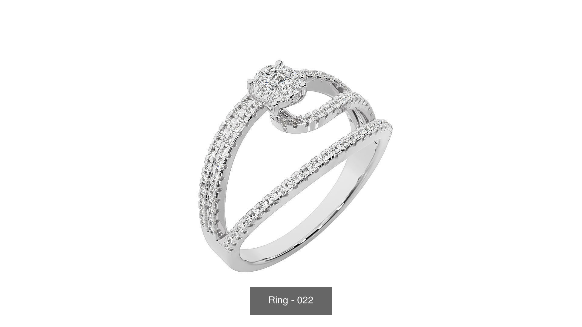 40 Solitaire Rings Pack 3D Model Collection_23