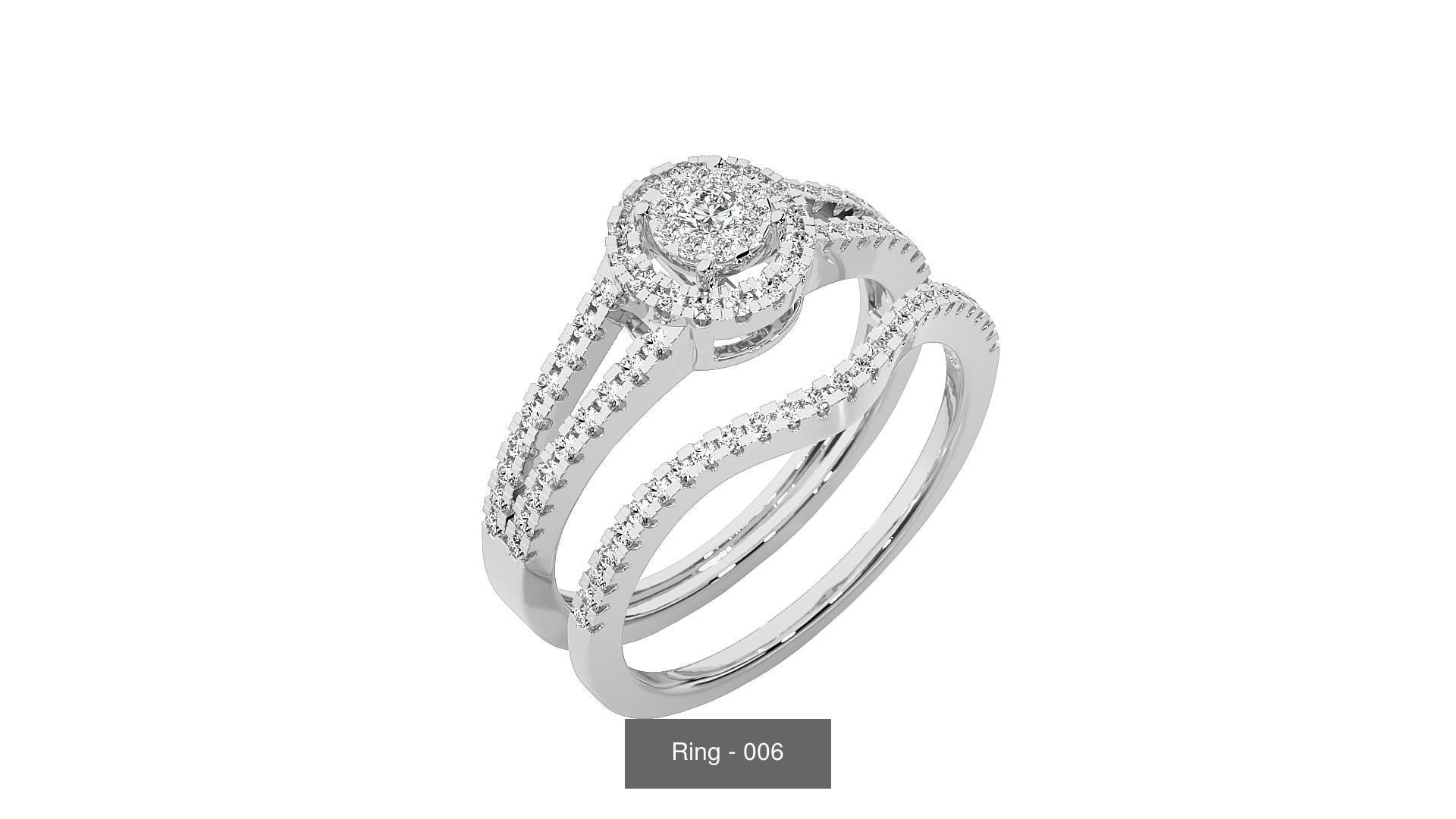40 Solitaire Rings Pack 3D Model Collection_39