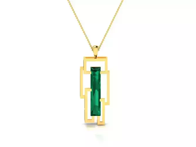Solitaire Women Pendants 3dm STL OBJ FBX Render Details