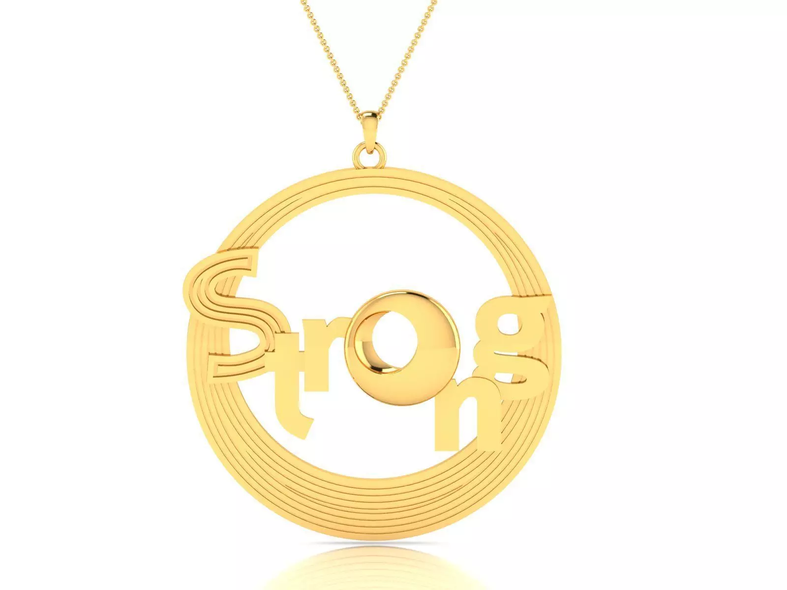 Strong Pendants 3dm STL OBJ FBX Render Details 3D print model