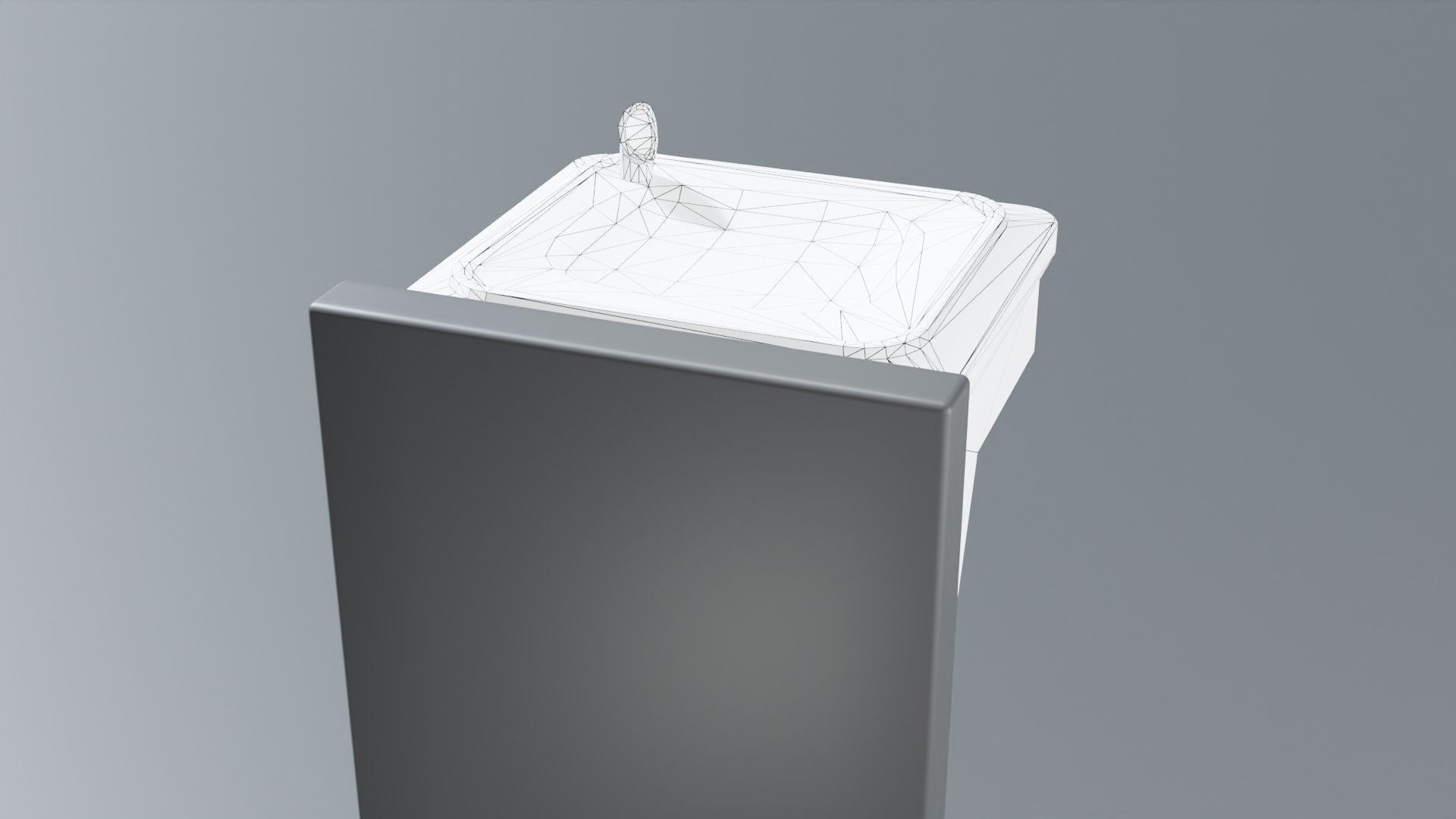 Drinking Fountain Low-poly 3D model_72