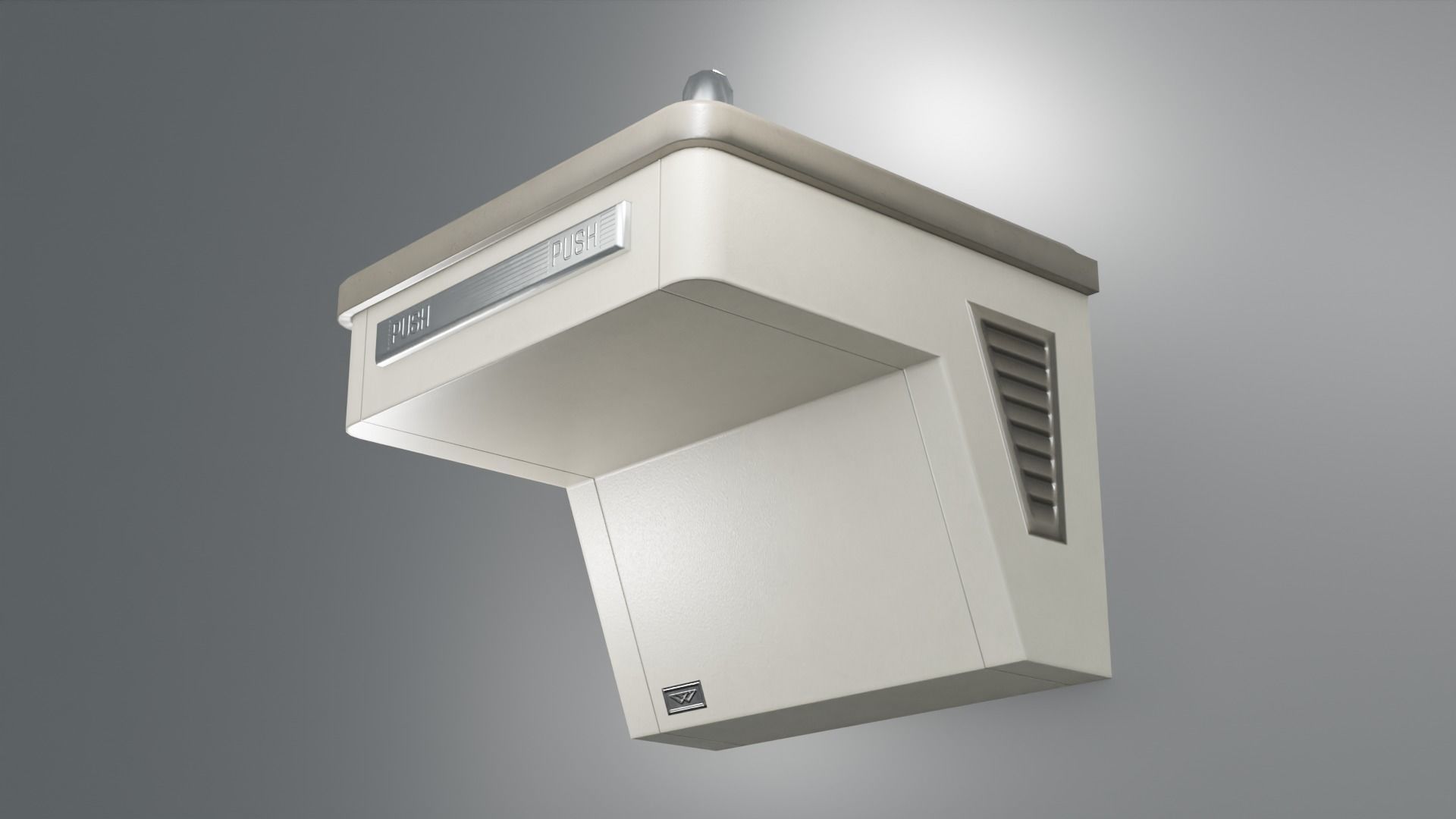 Drinking Fountain Low-poly 3D model_5