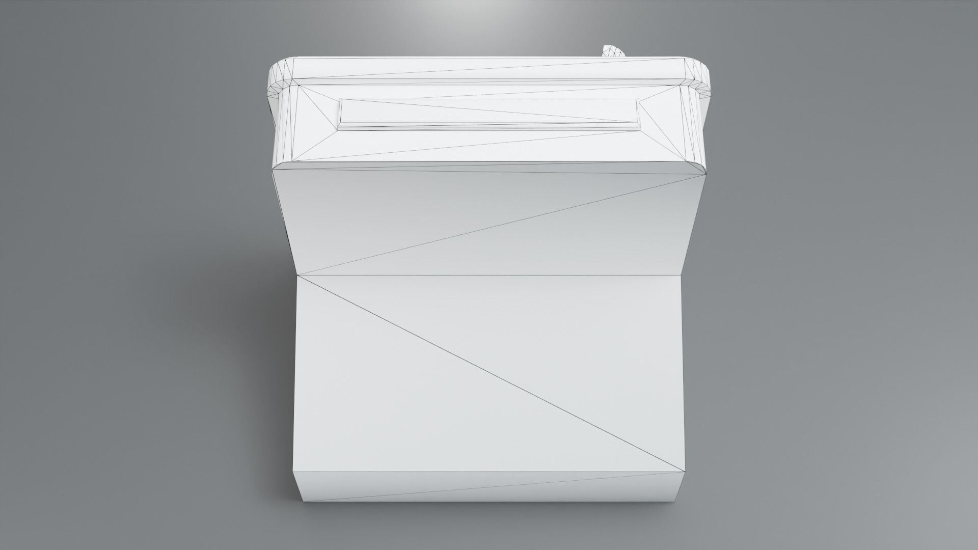 Drinking Fountain Low-poly 3D model_25