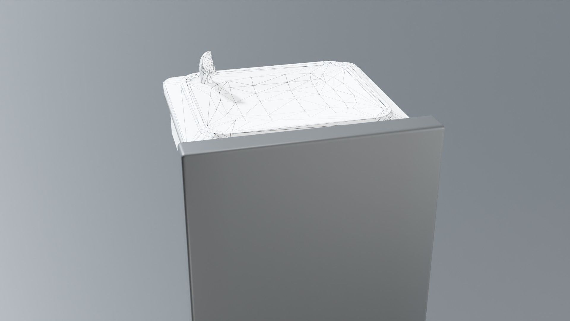 Drinking Fountain Low-poly 3D model_73