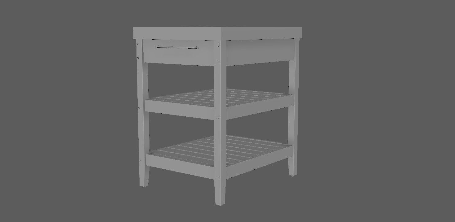 Kitchen table 3D model_13