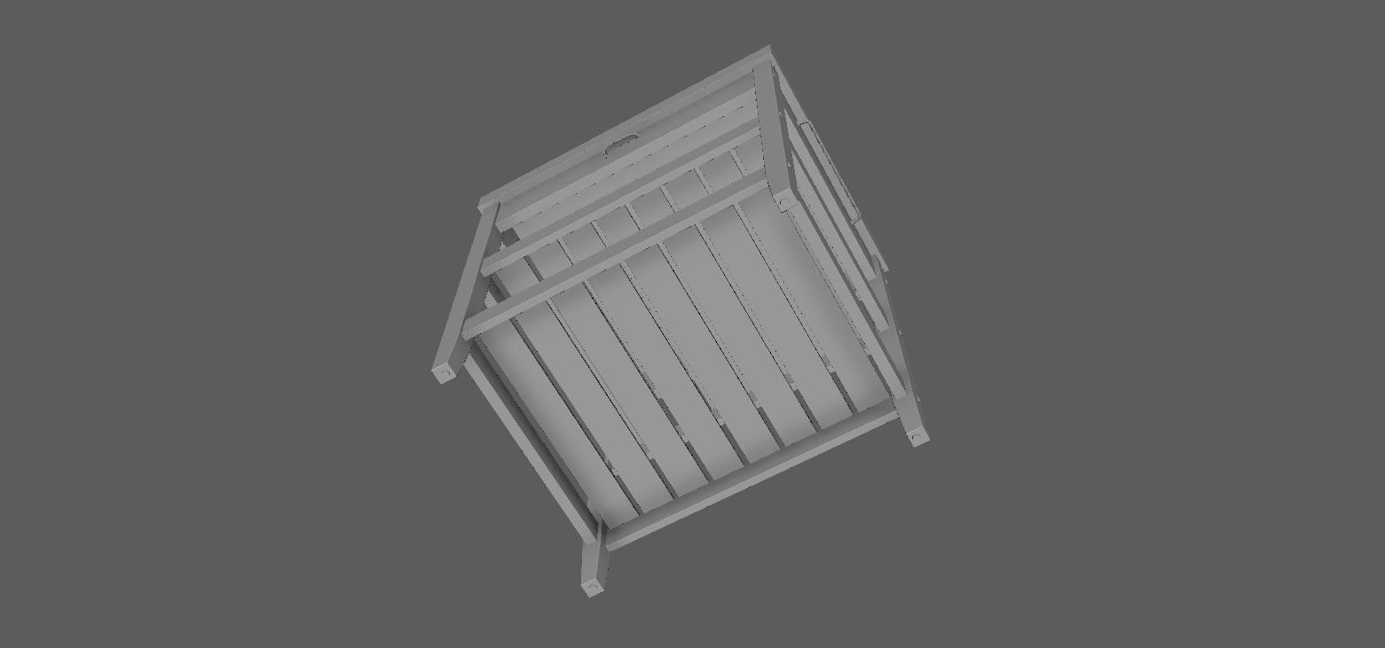 Kitchen table 3D model_18