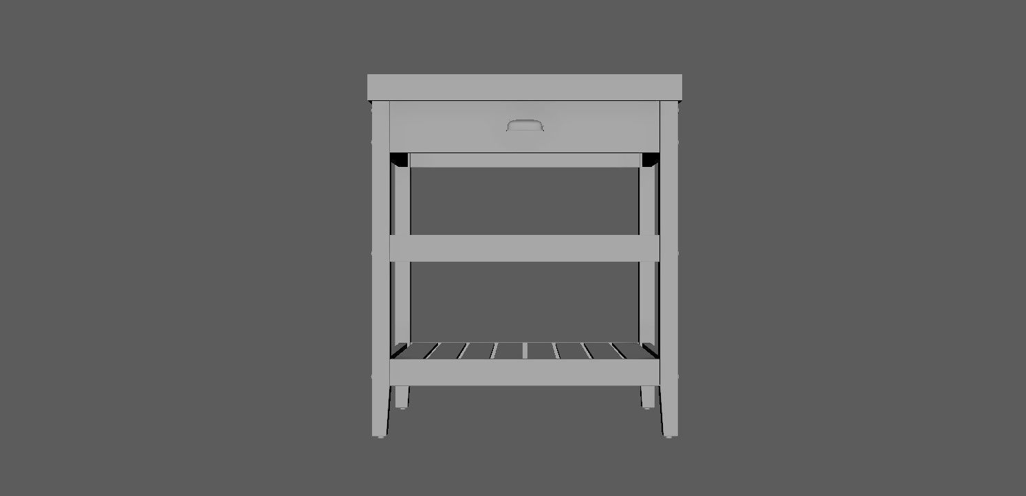 Kitchen table 3D model_19
