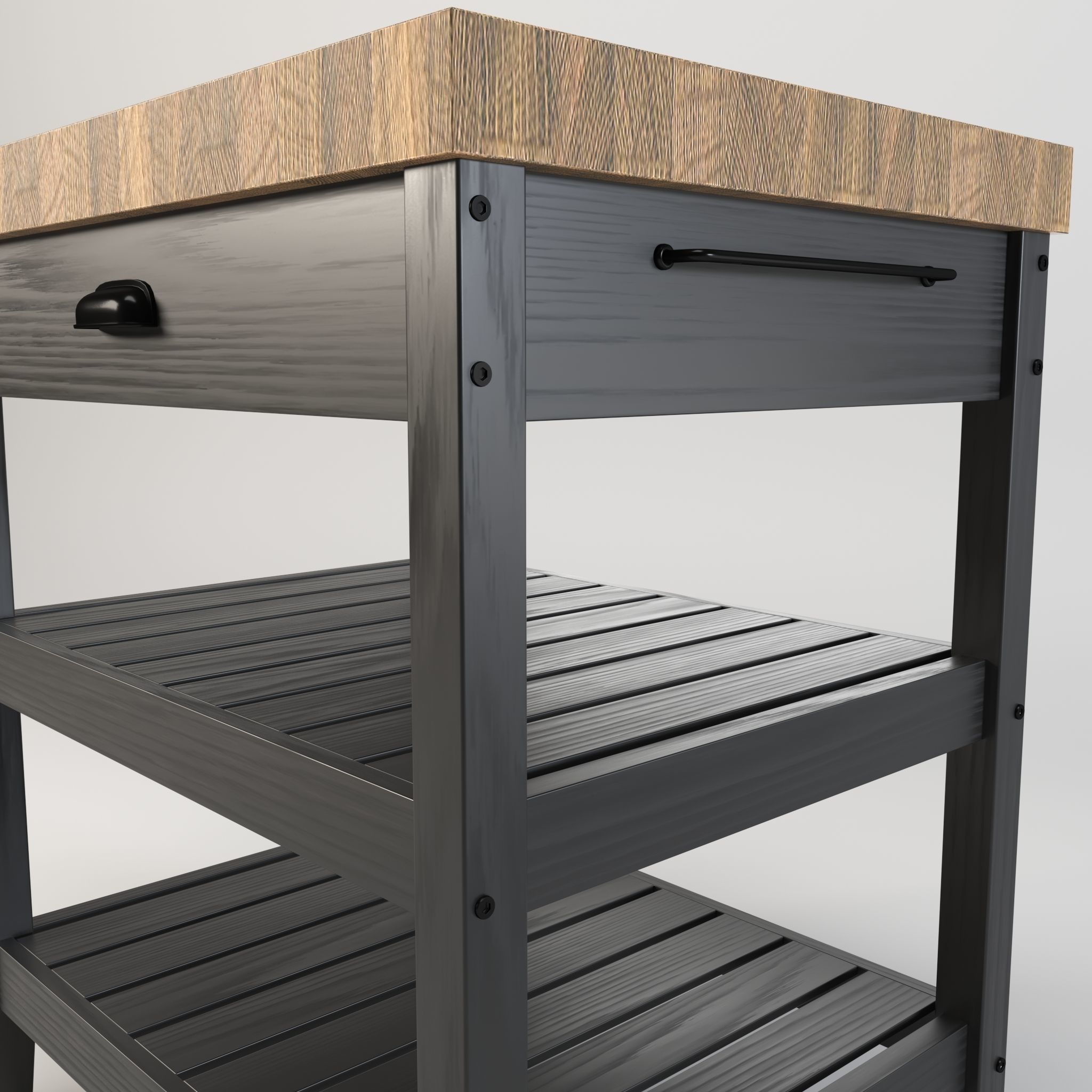 Kitchen table 3D model_2