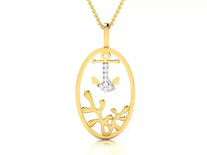 Solitaire Women Pendants 3dm STL OBJ FBX Render Details