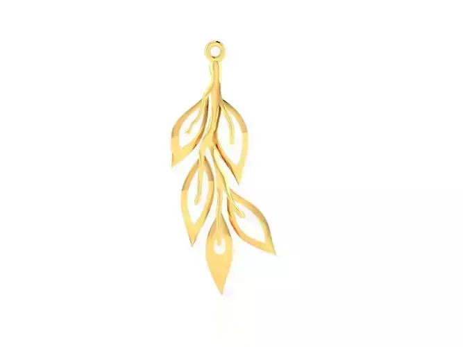 Solitaire Women Pendants 3dm STL OBJ FBX Render Details
