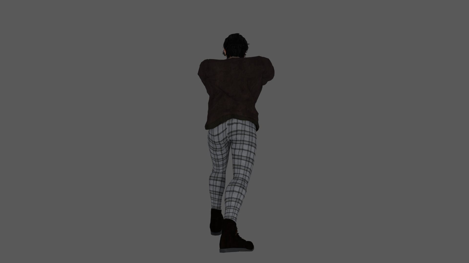 Rigged Male Character 35 3D model_16