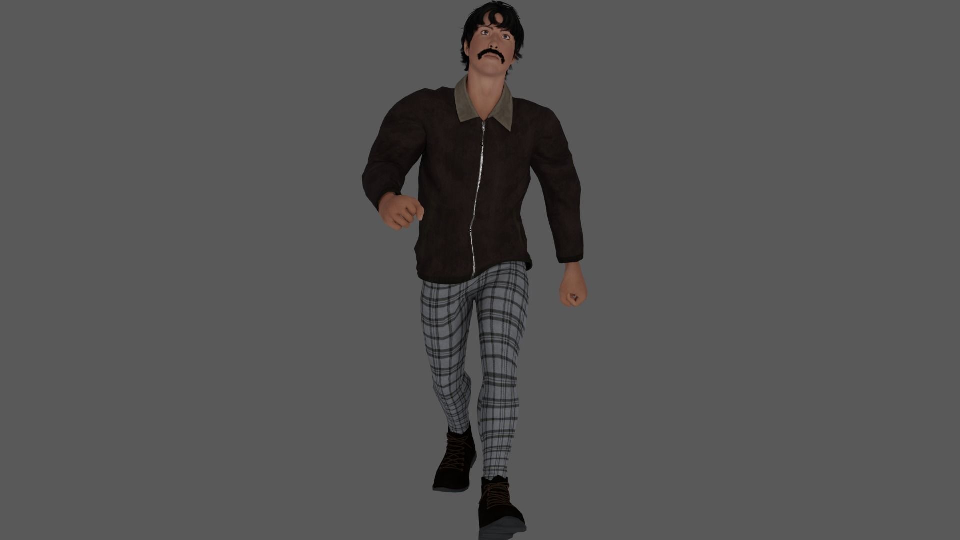 Rigged Male Character 35 3D model_19