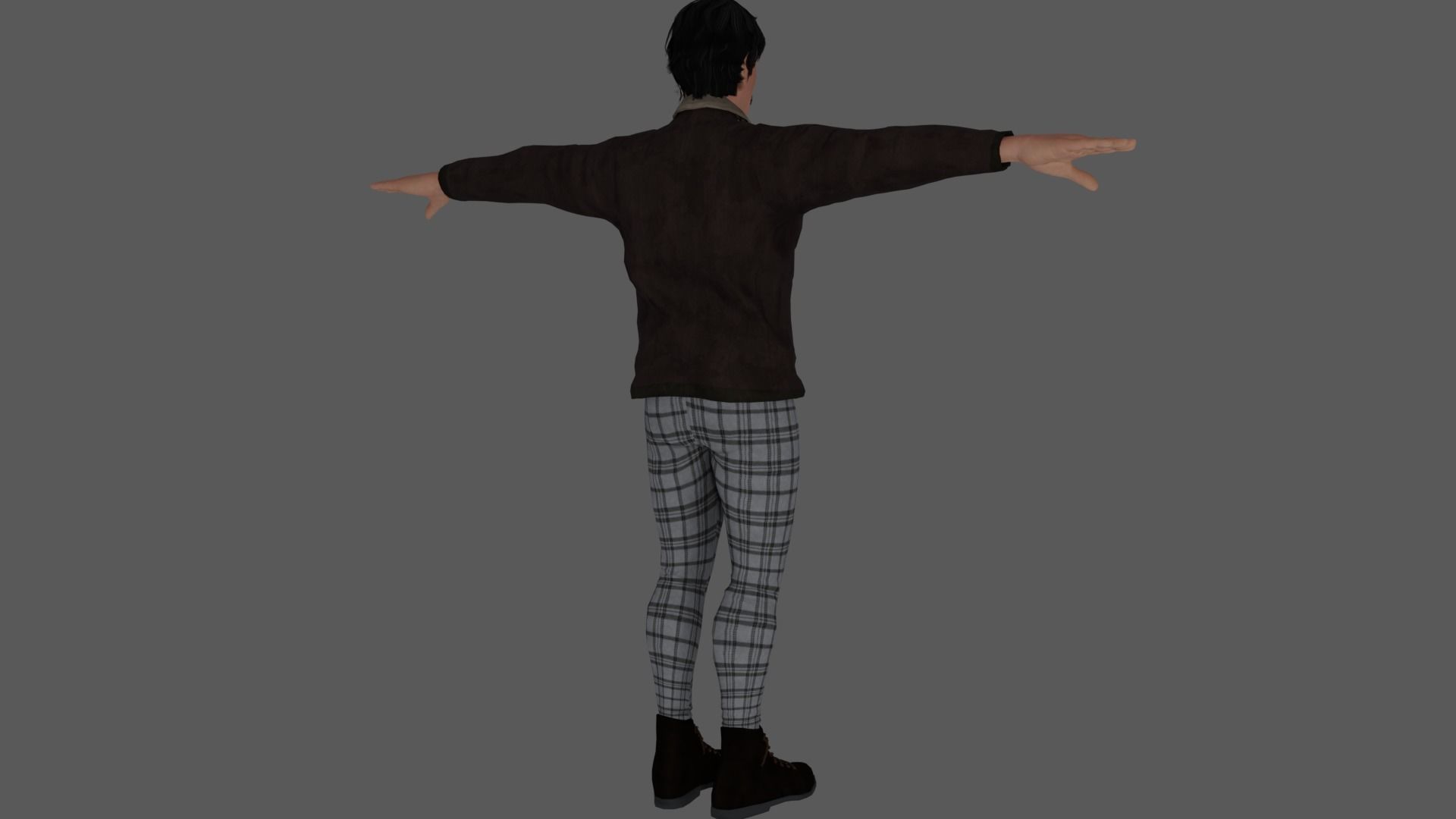 Rigged Male Character 35 3D model_5