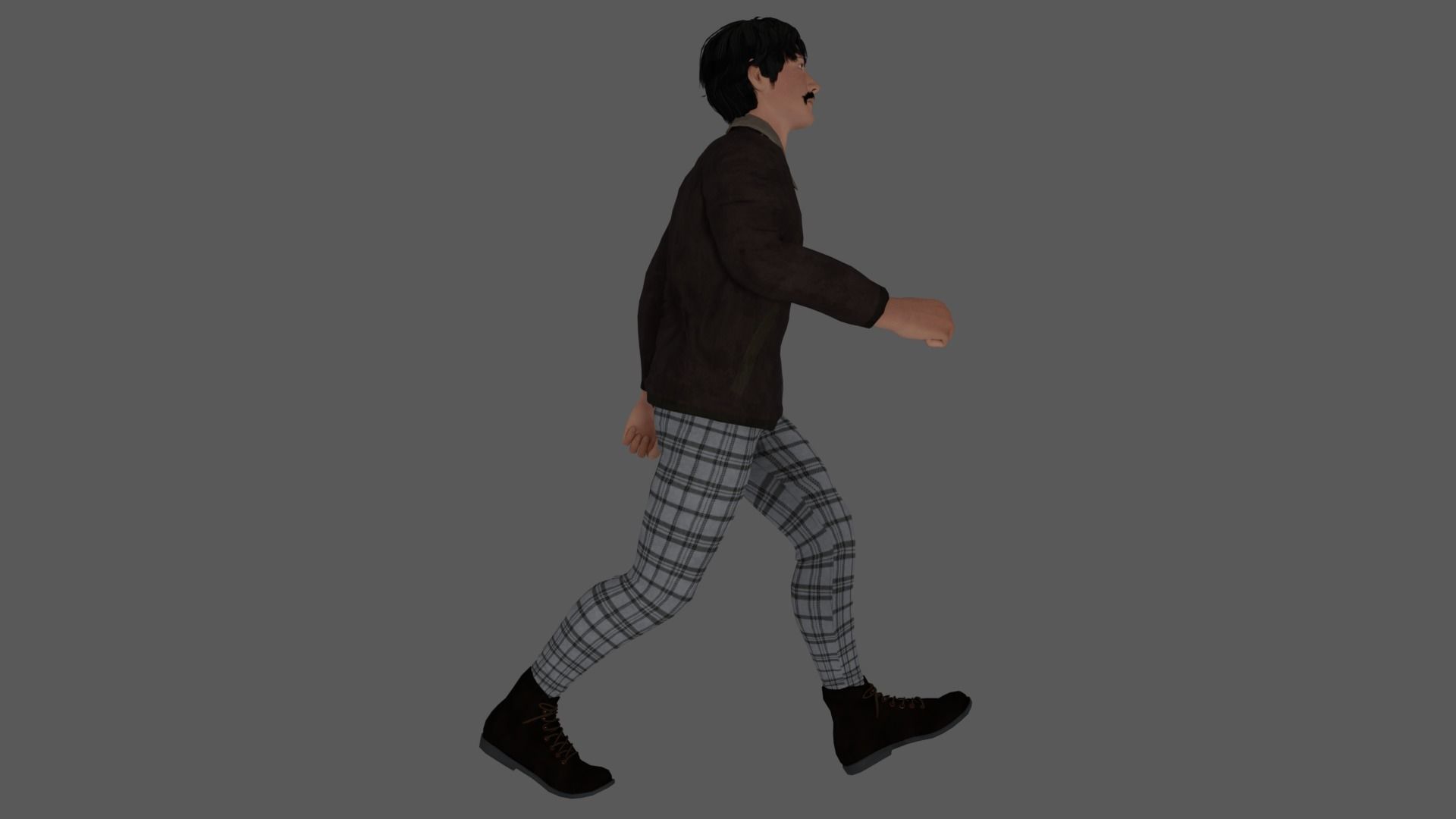 Rigged Male Character 35 3D model_20