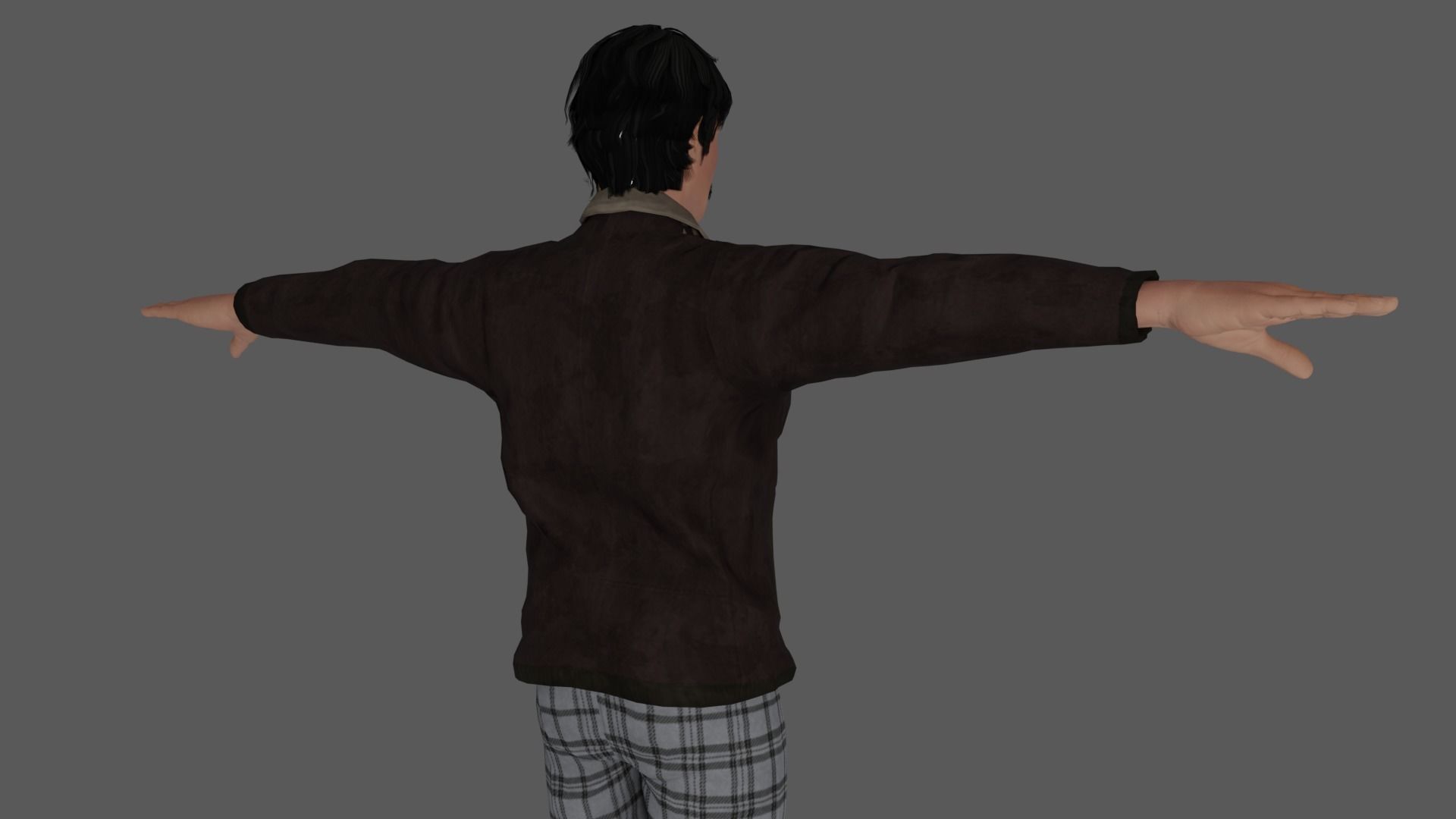 Rigged Male Character 35 3D model_13