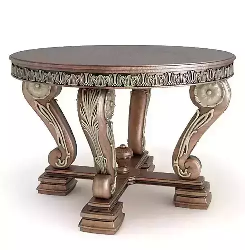Table Ornate Metallic