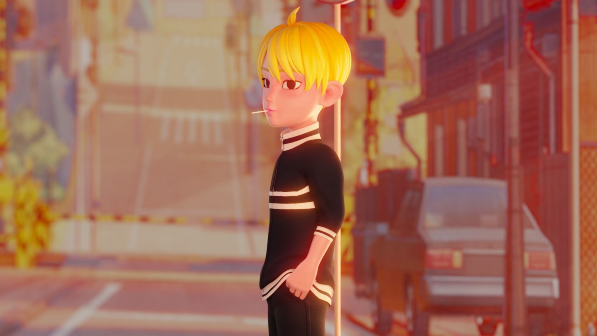 Cartoon Boy - Fully Rigged Low-poly 3D model_2