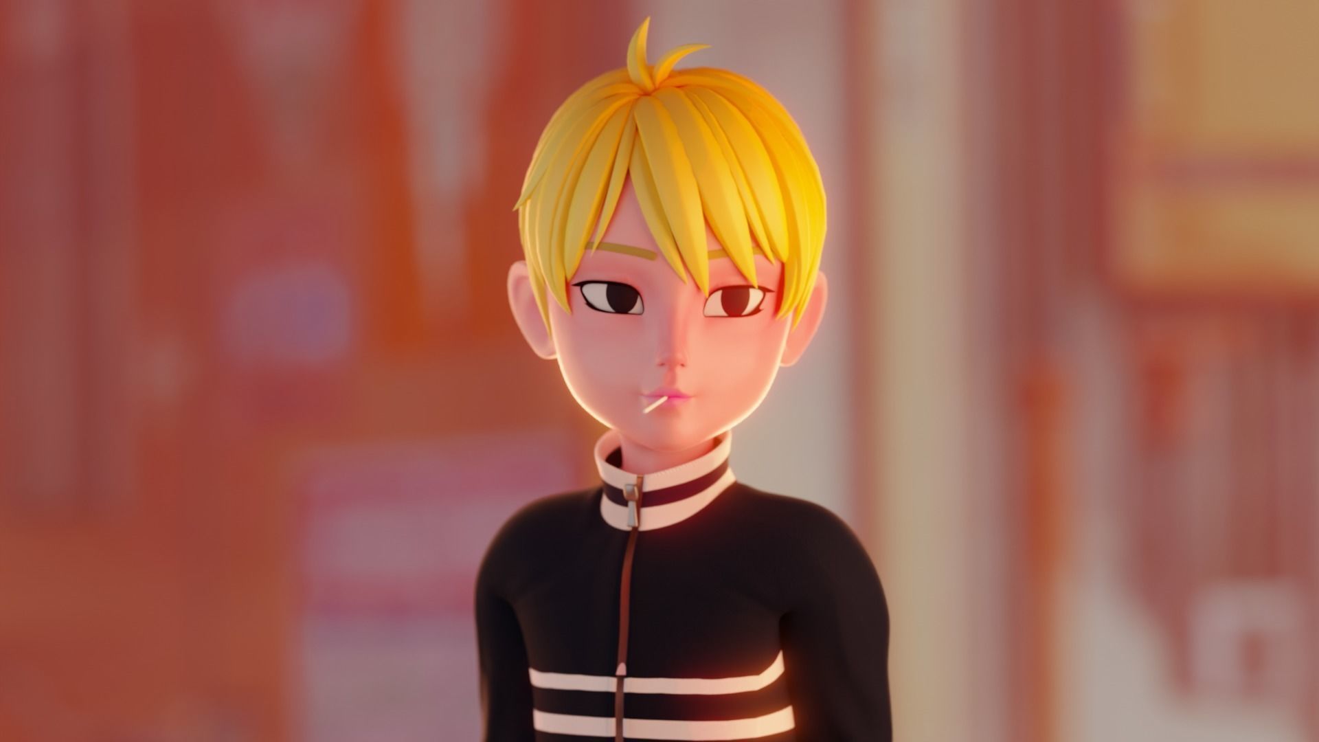 Cartoon Boy - Fully Rigged Low-poly 3D model_3