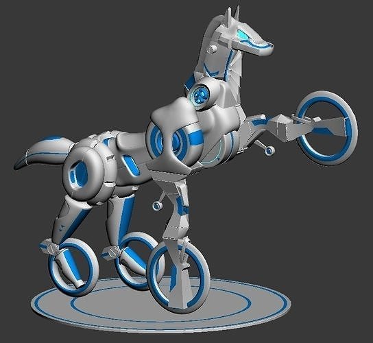 Science Horse 3d modeling  3D model