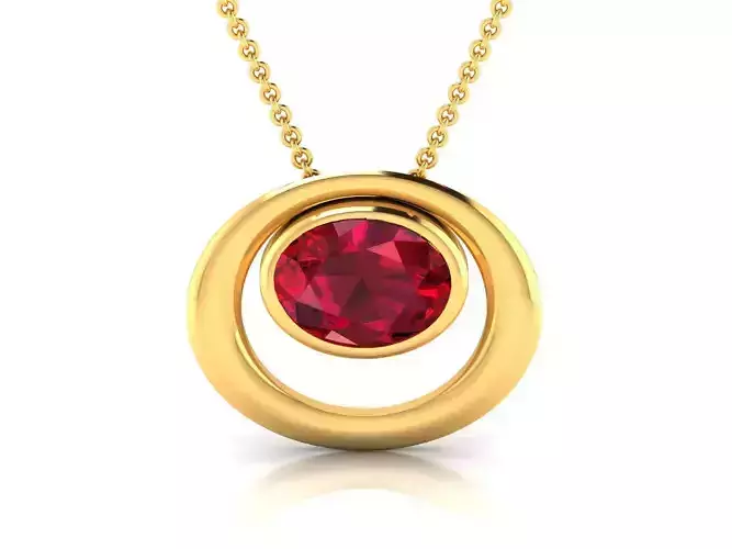  Women Oval Diamond Pendants 3dm STL OBJ FBX Render Details 3D print model