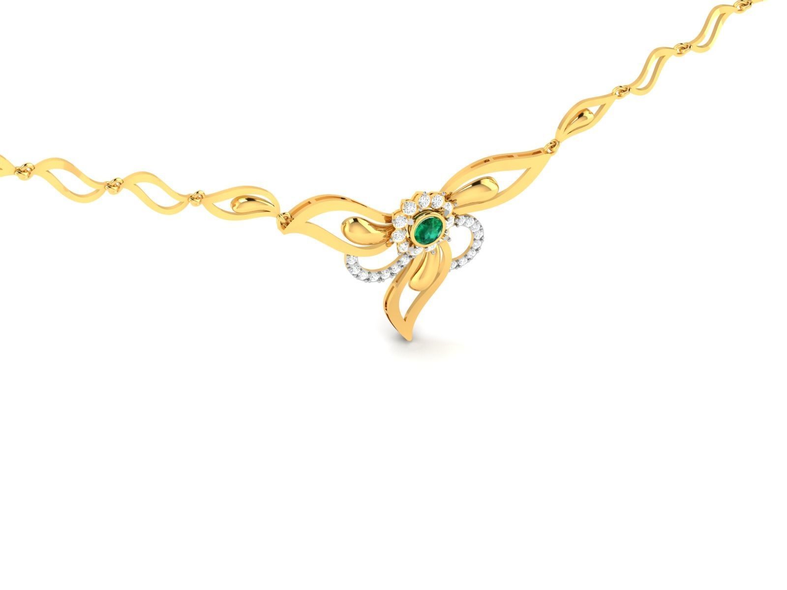 Solitaire Women Pendants 3dm STL OBJ FBX Render Details 3D print model_1