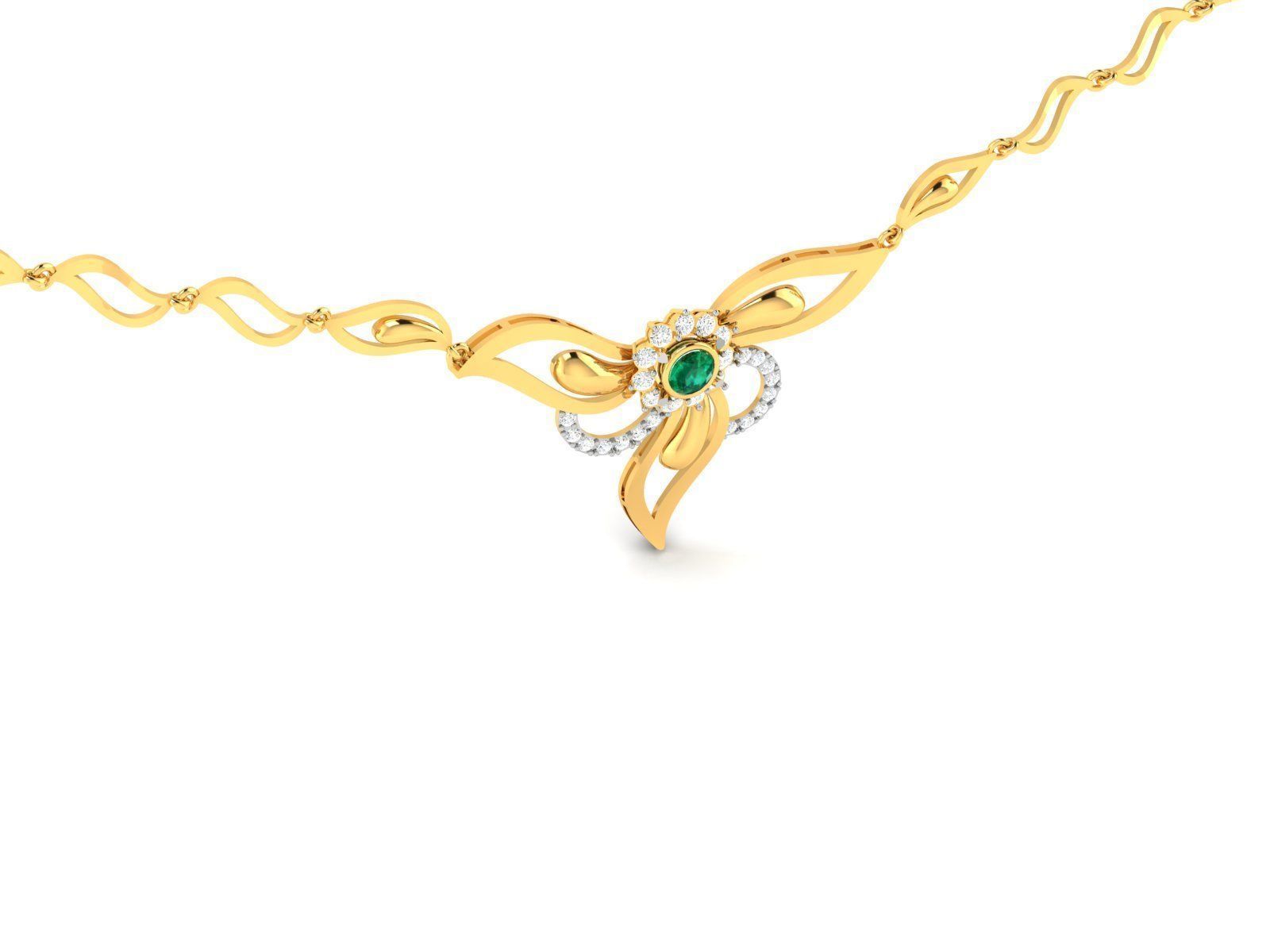 Solitaire Women Pendants 3dm STL OBJ FBX Render Details 3D print model_2