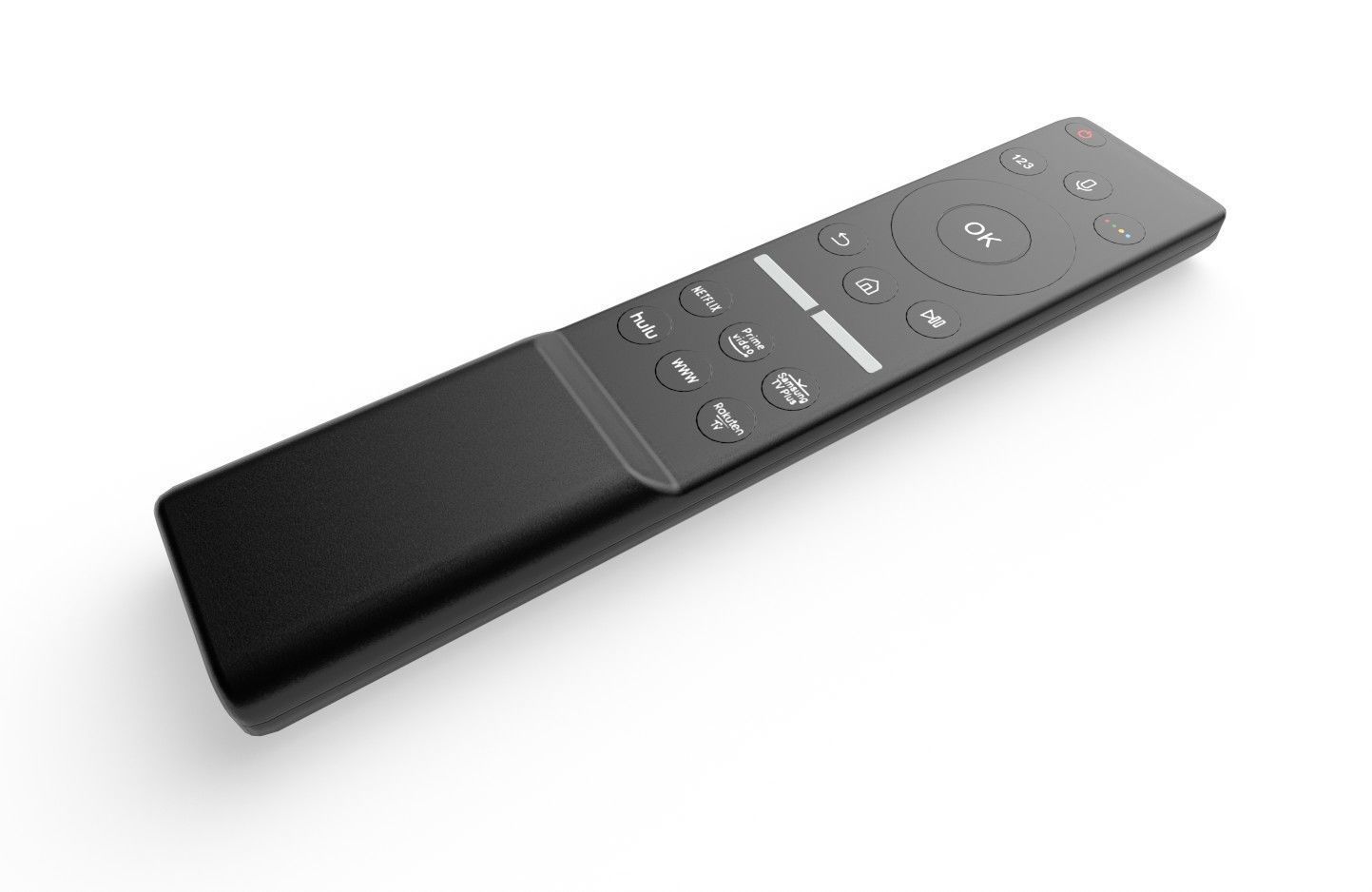 Tv Remote 06 Low-poly 3D model_6