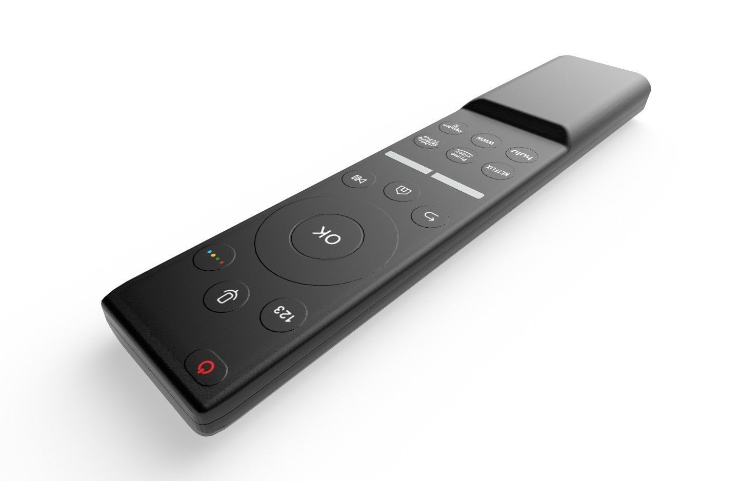 Tv Remote 06 Low-poly 3D model_10