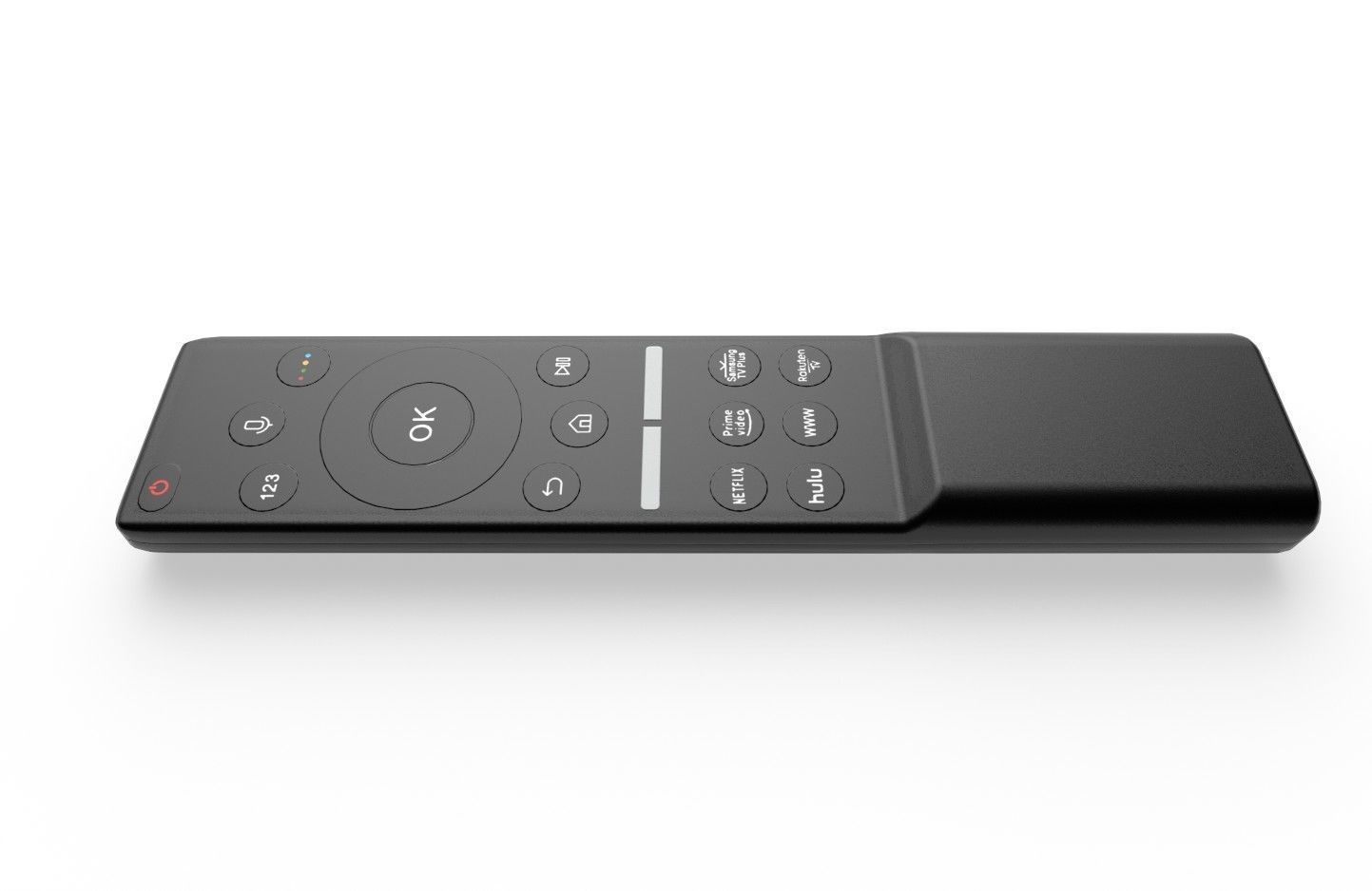 Tv Remote 06 Low-poly 3D model_12