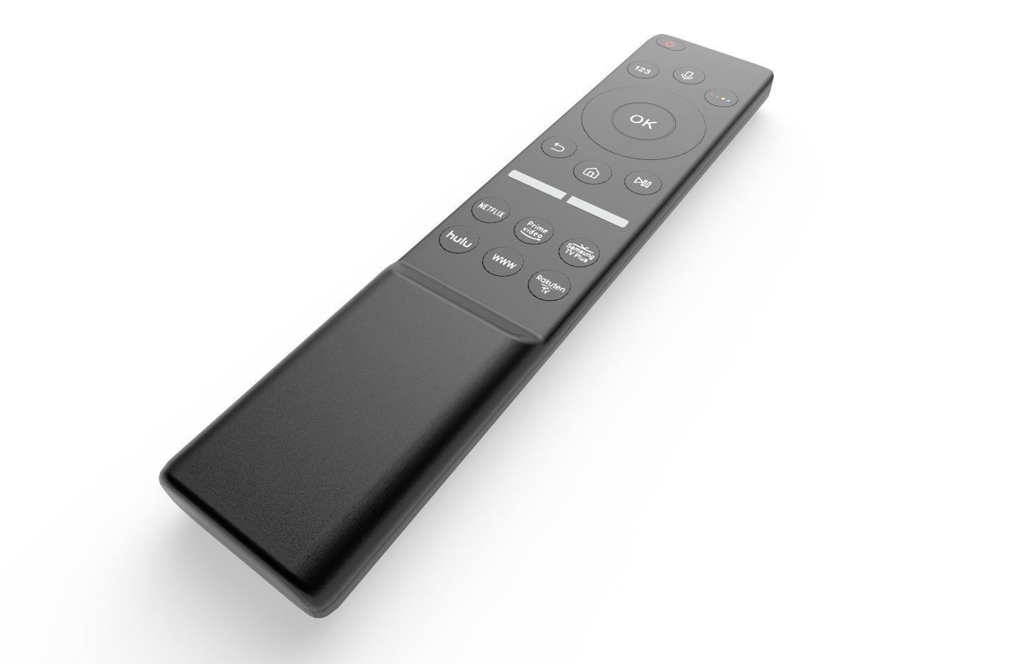 Tv Remote 06 Low-poly 3D model_5