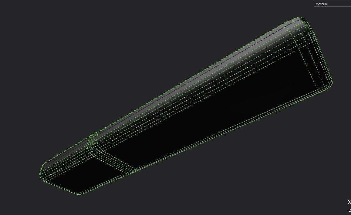 Tv Remote 06 Low-poly 3D model_15