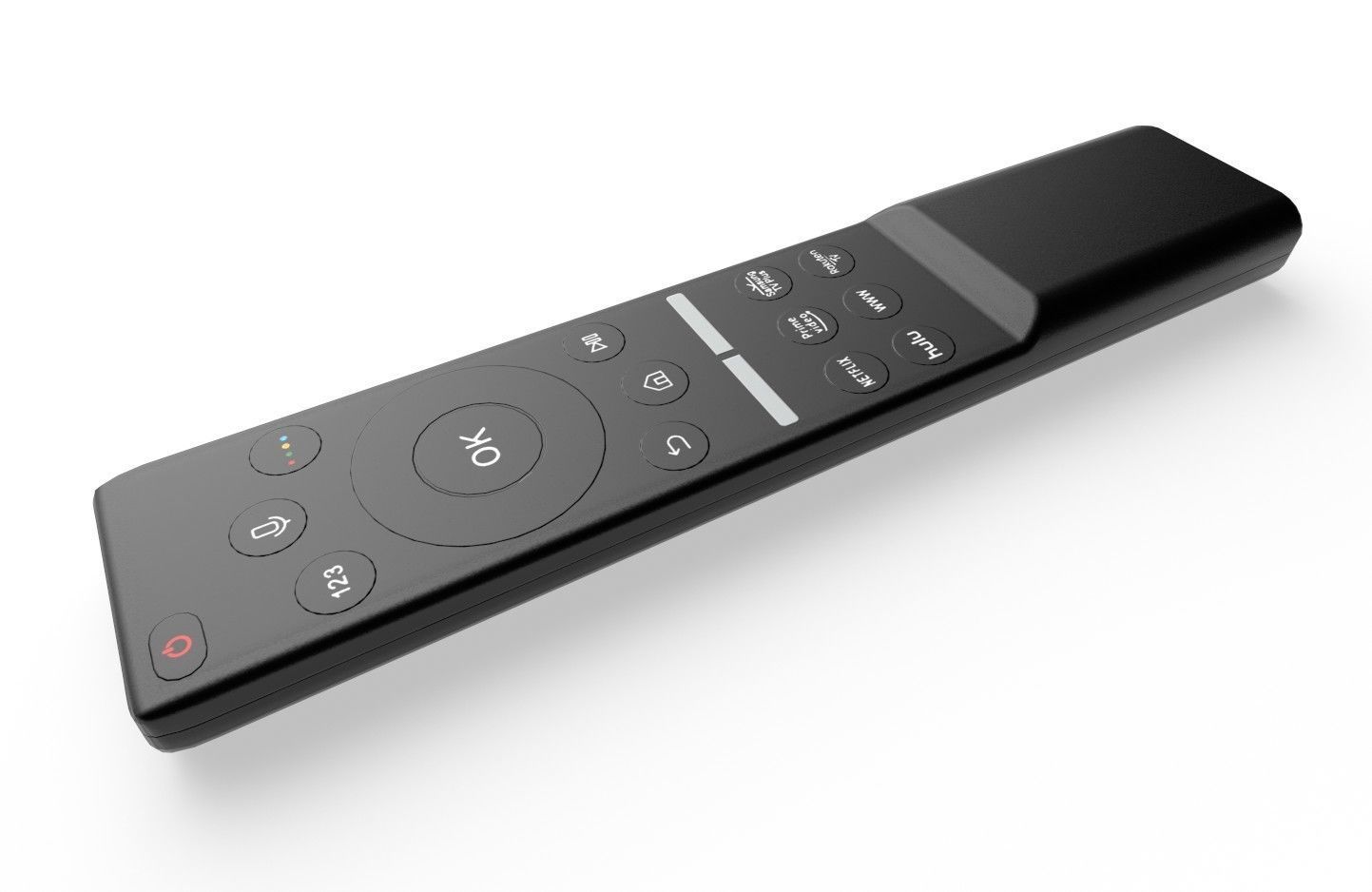 Tv Remote 06 Low-poly 3D model_11