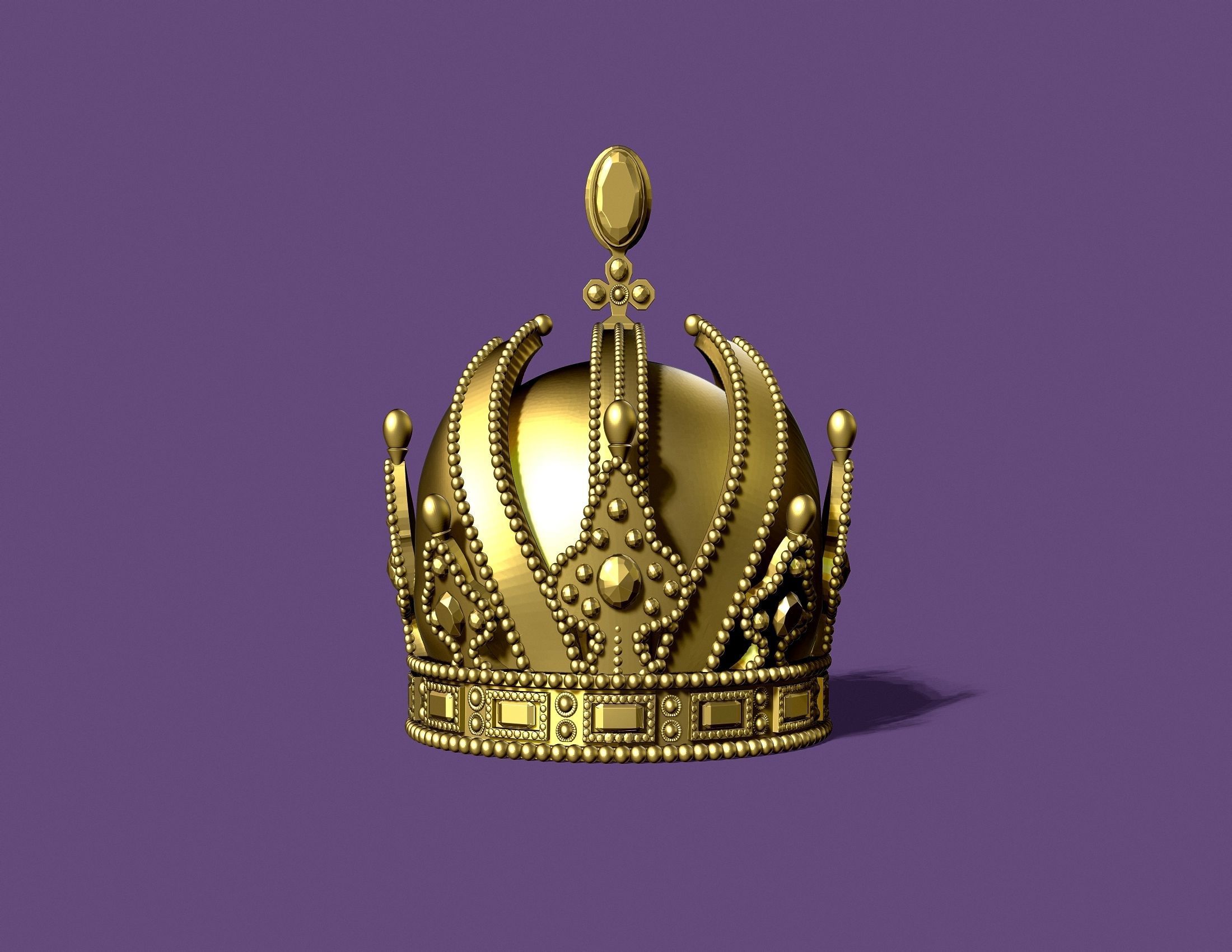 AUSTRIAN CROWN 3D print model_3
