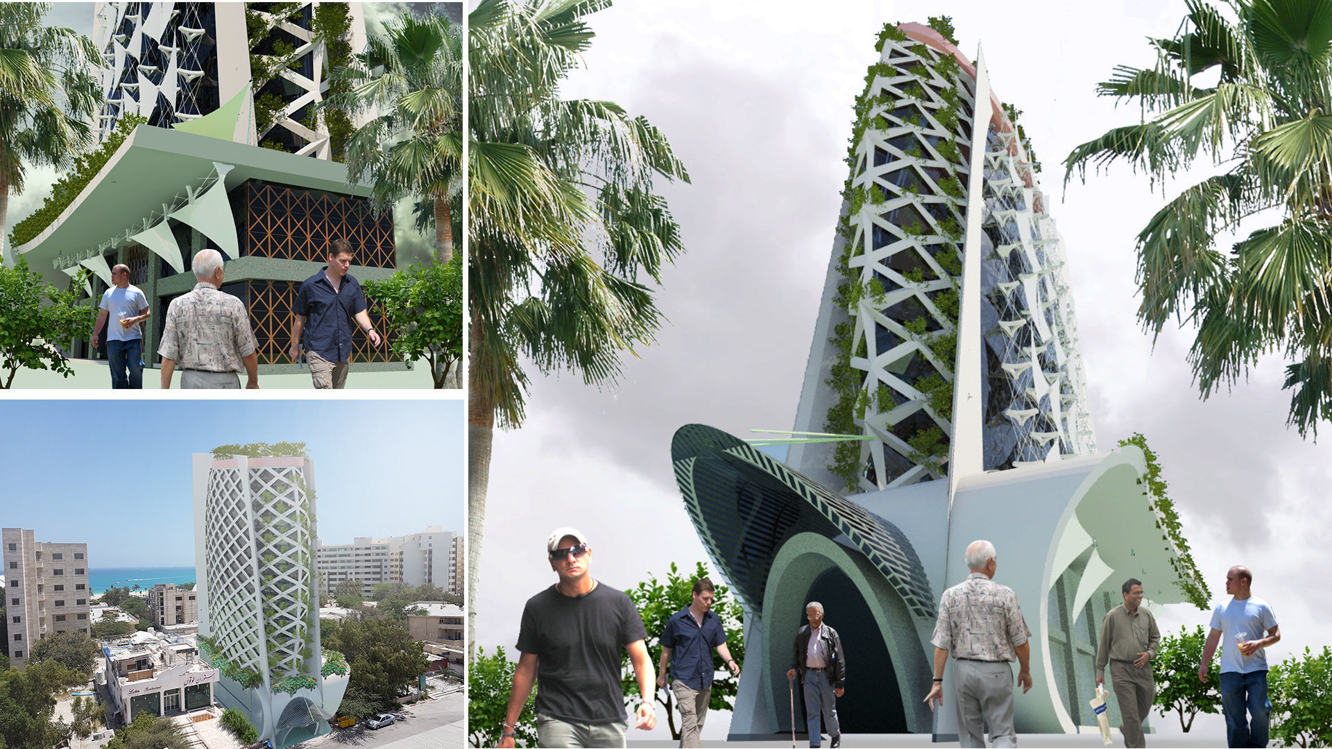 Sustainable Modern Tower 3D model_3