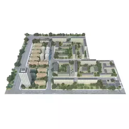 Small Town 3D model
