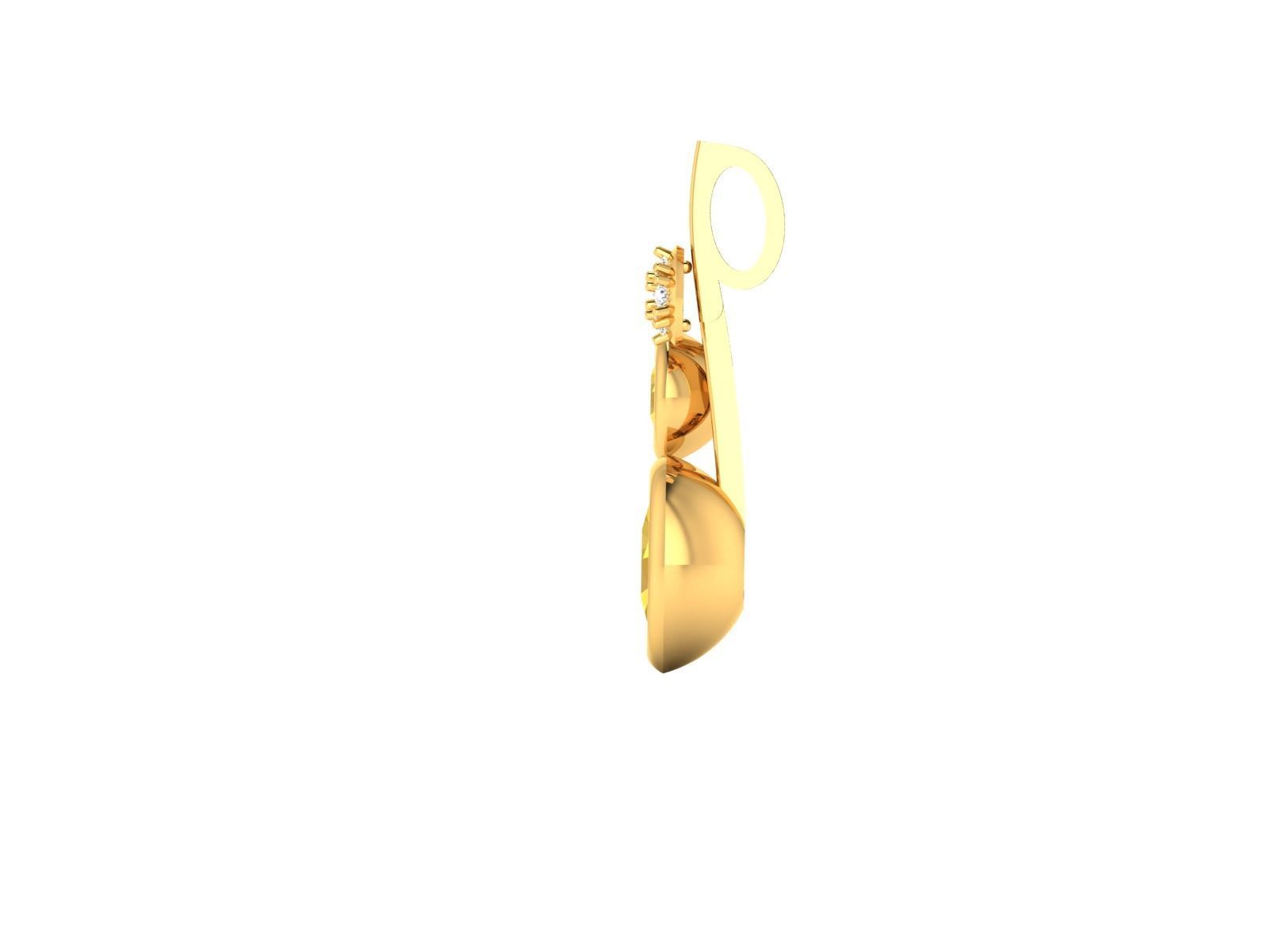 Oval Stone Pendants 3dm STL OBJ FBX Render Details 3D print model_5