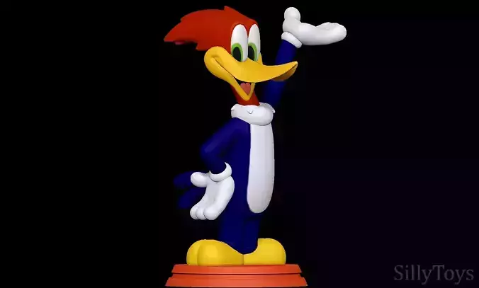 Woody Woodpecker 3D print model