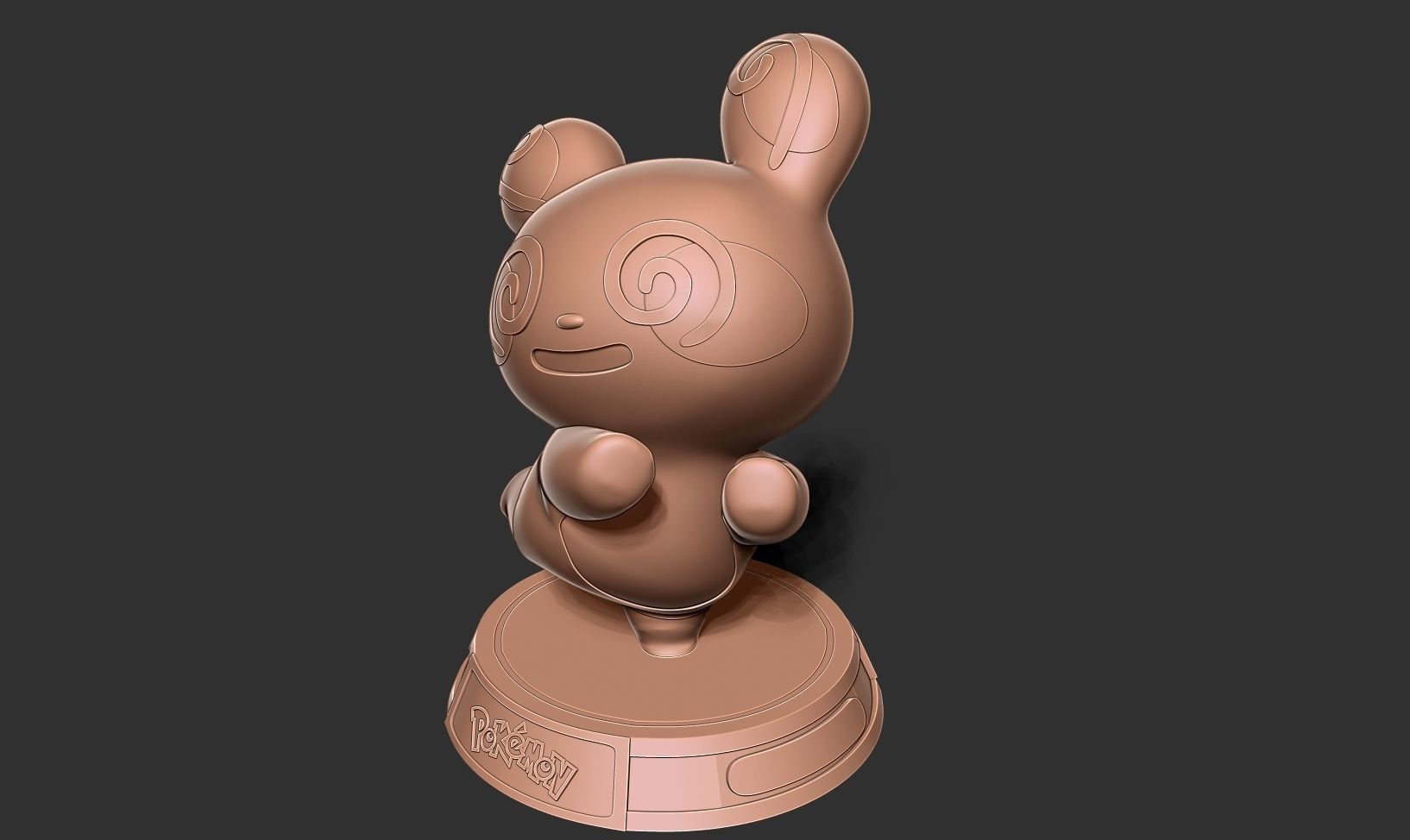 Spinda - Pokemon Fanart 3D print model_17
