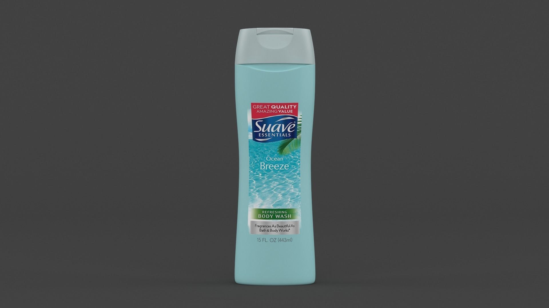 Suave Essentials Body Wash 3D model_4