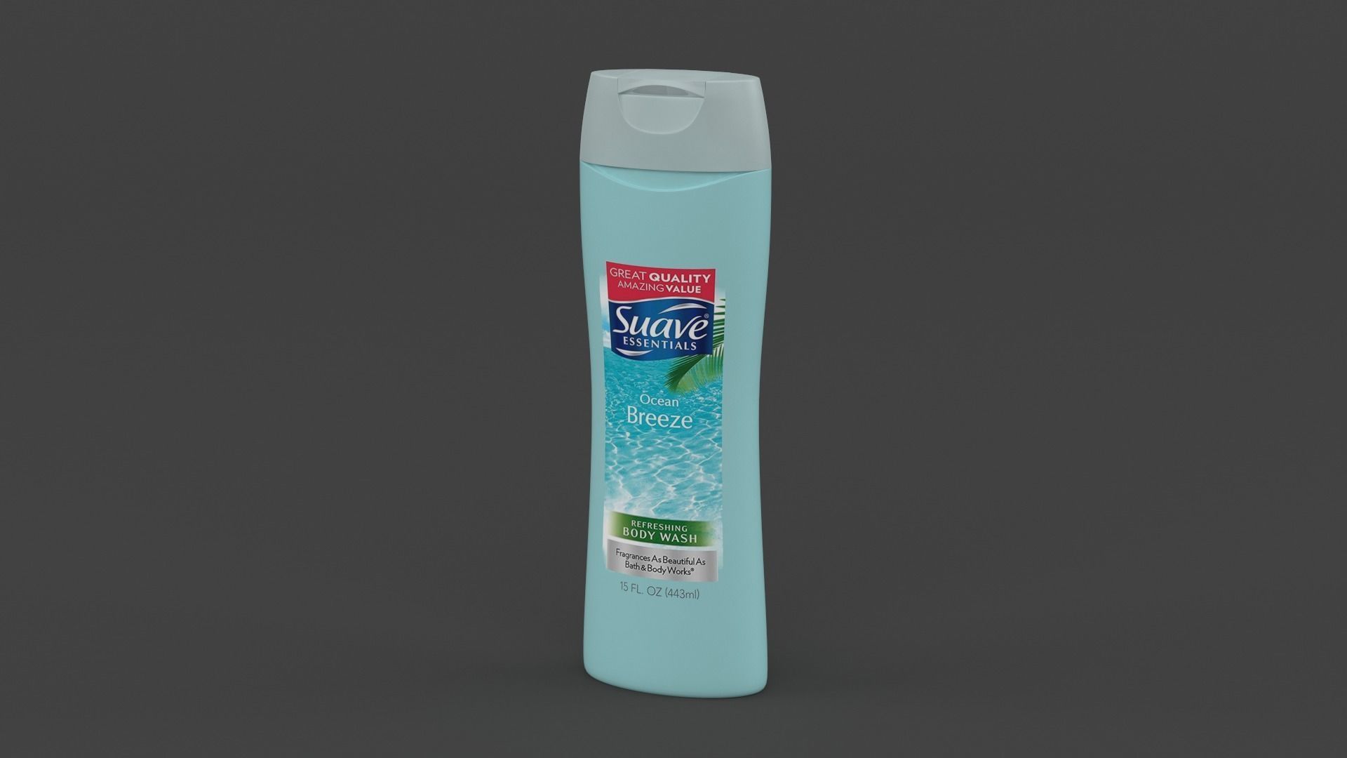 Suave Essentials Body Wash 3D model_6