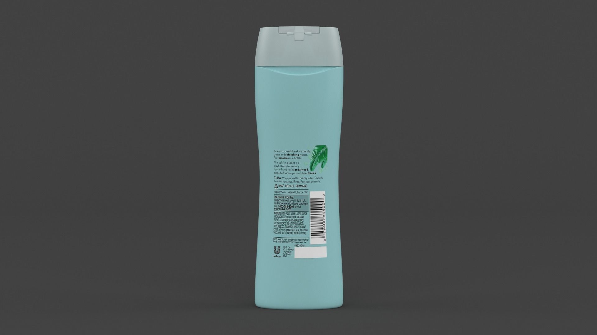 Suave Essentials Body Wash 3D model_5