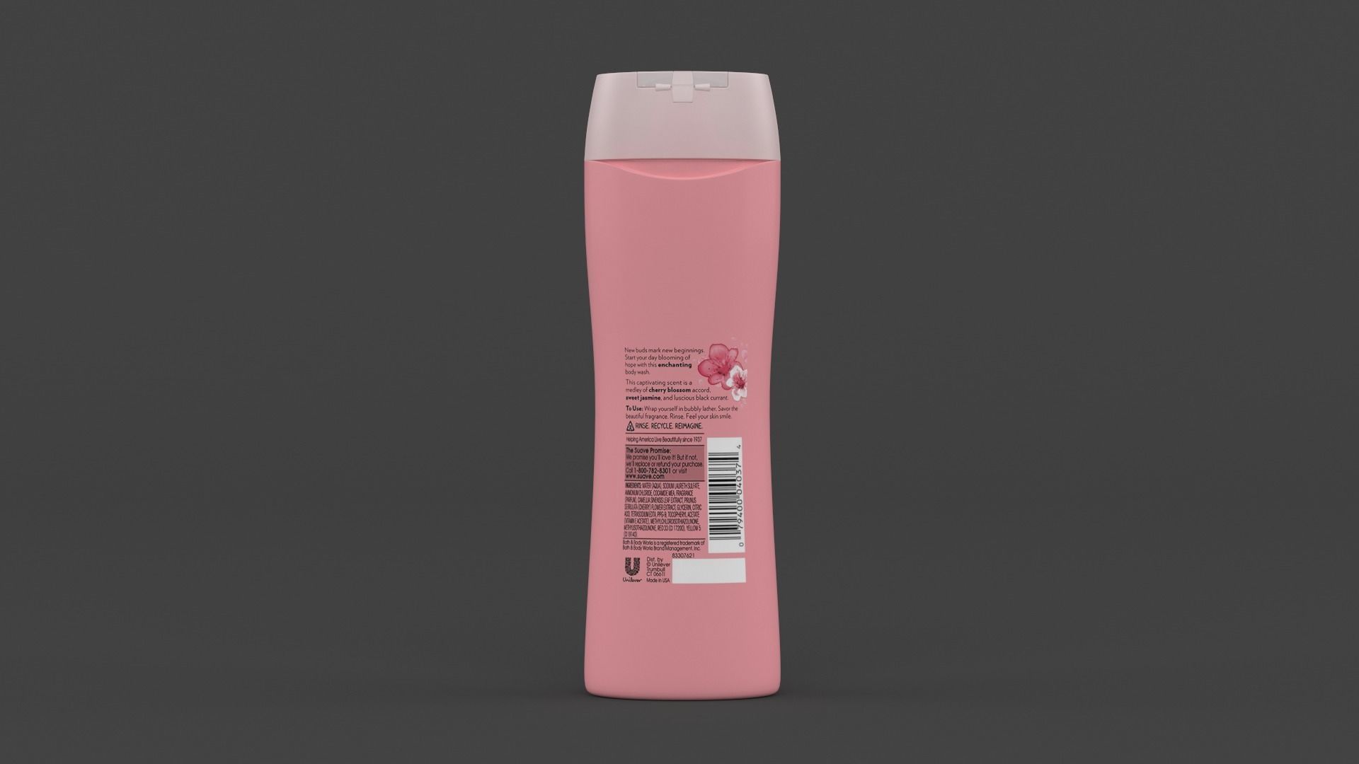 Suave Essentials Body Wash 3D model_2